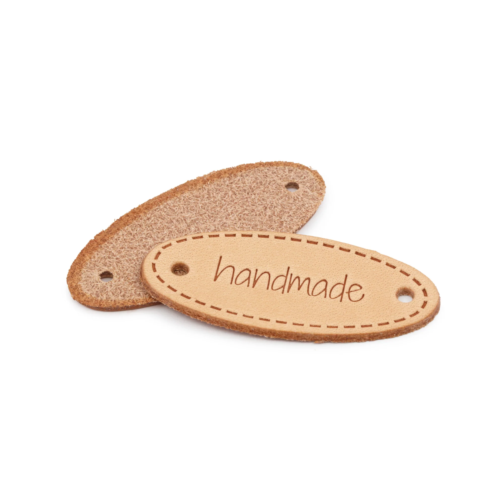 Oval Leather Label - Image 4