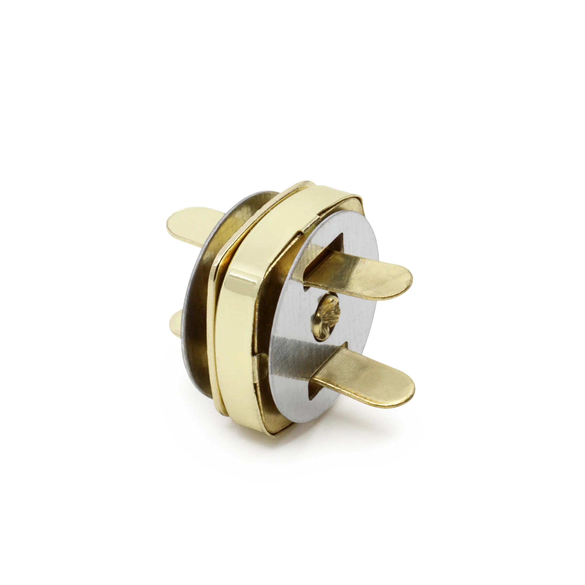 3/4" Square Magnetic Snaps, 2 Sets, Gold - Image 4