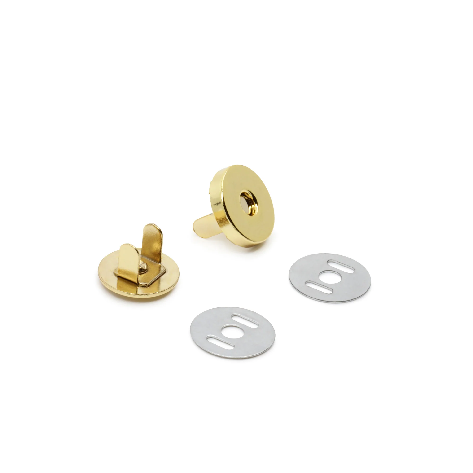 1/2" Magnetic Snap, 1 Set, Gold - Image 3