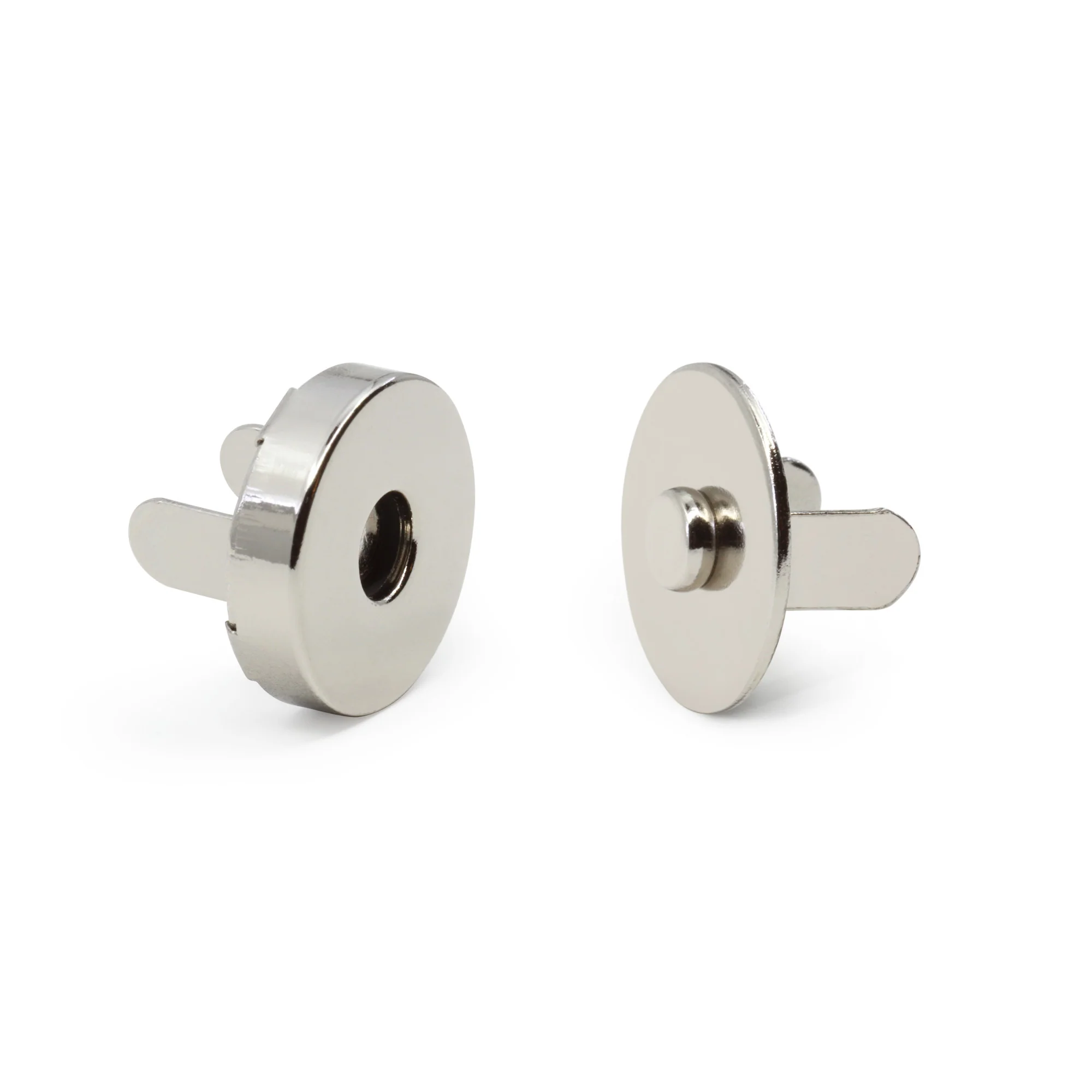 1/2" Magnetic Snap, 1 Set, Nickel - Image 2
