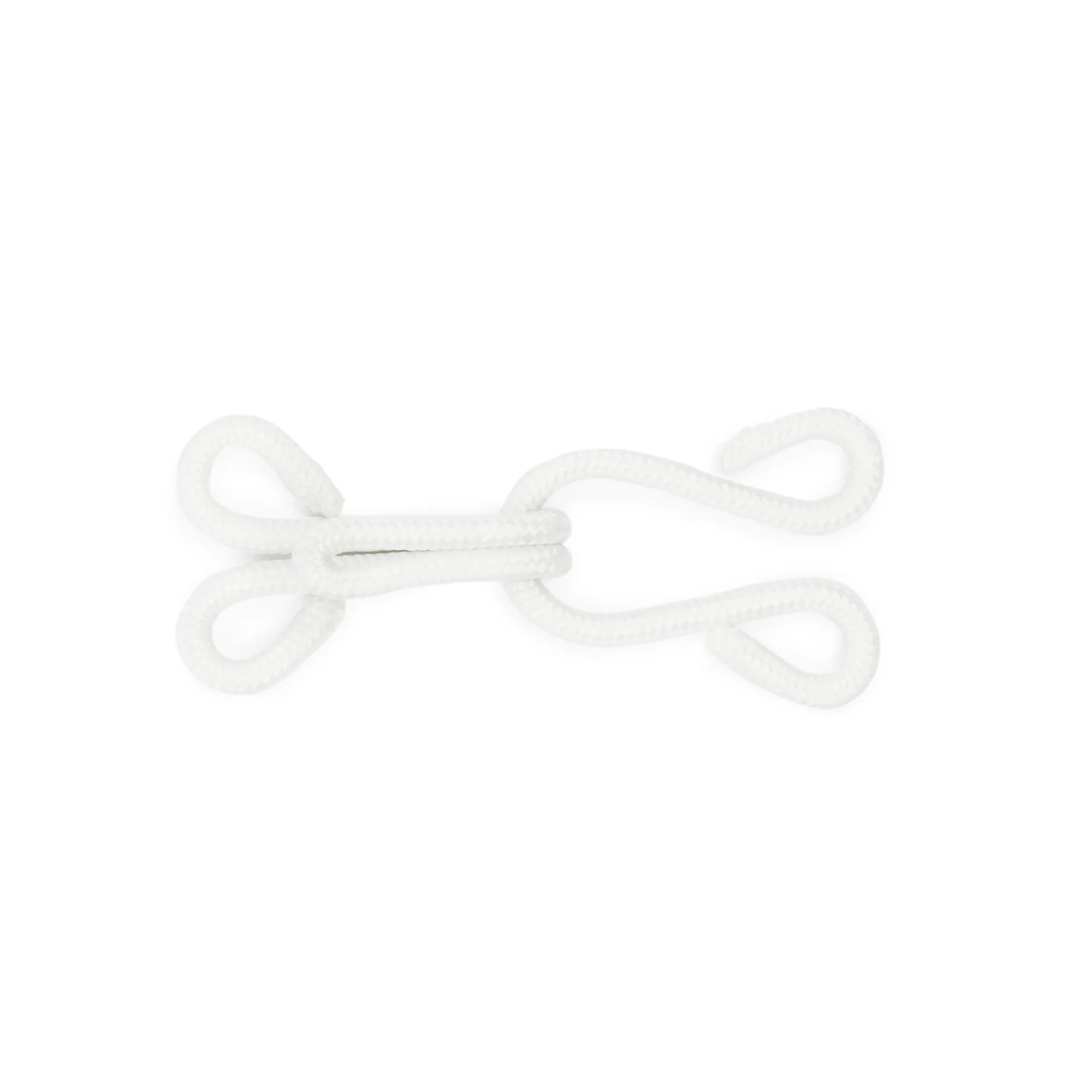Covered Hooks & Eyes, 2 pc, White - Image 4