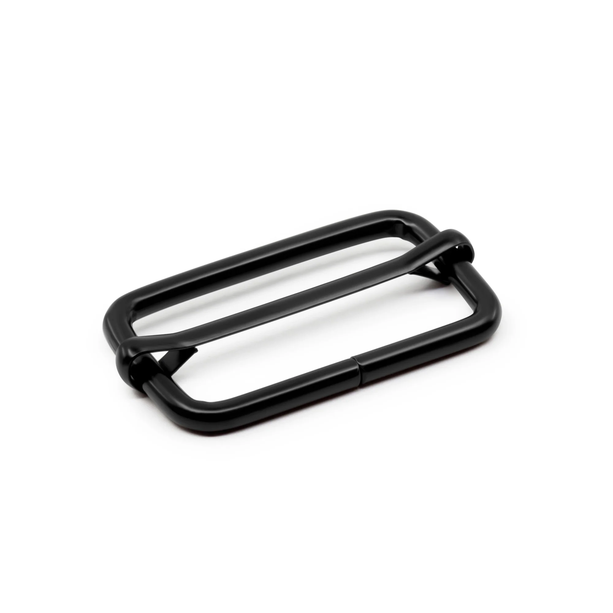 1-1/2" Adjustable Slide Buckles, Black, 2 pc - Image 2
