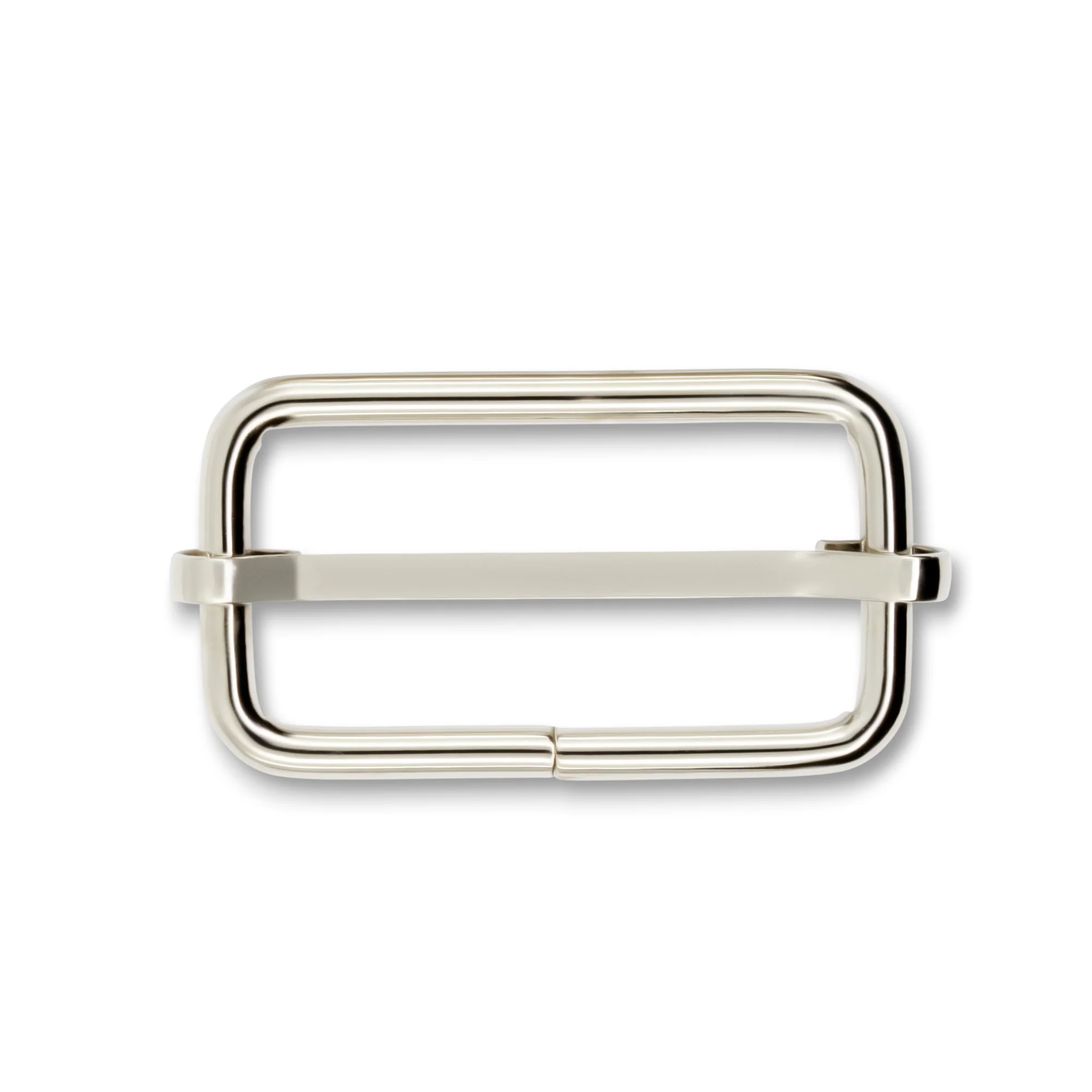 1-1/2" Adjustable Slide Buckles, Silver, 2 pc - Image 3