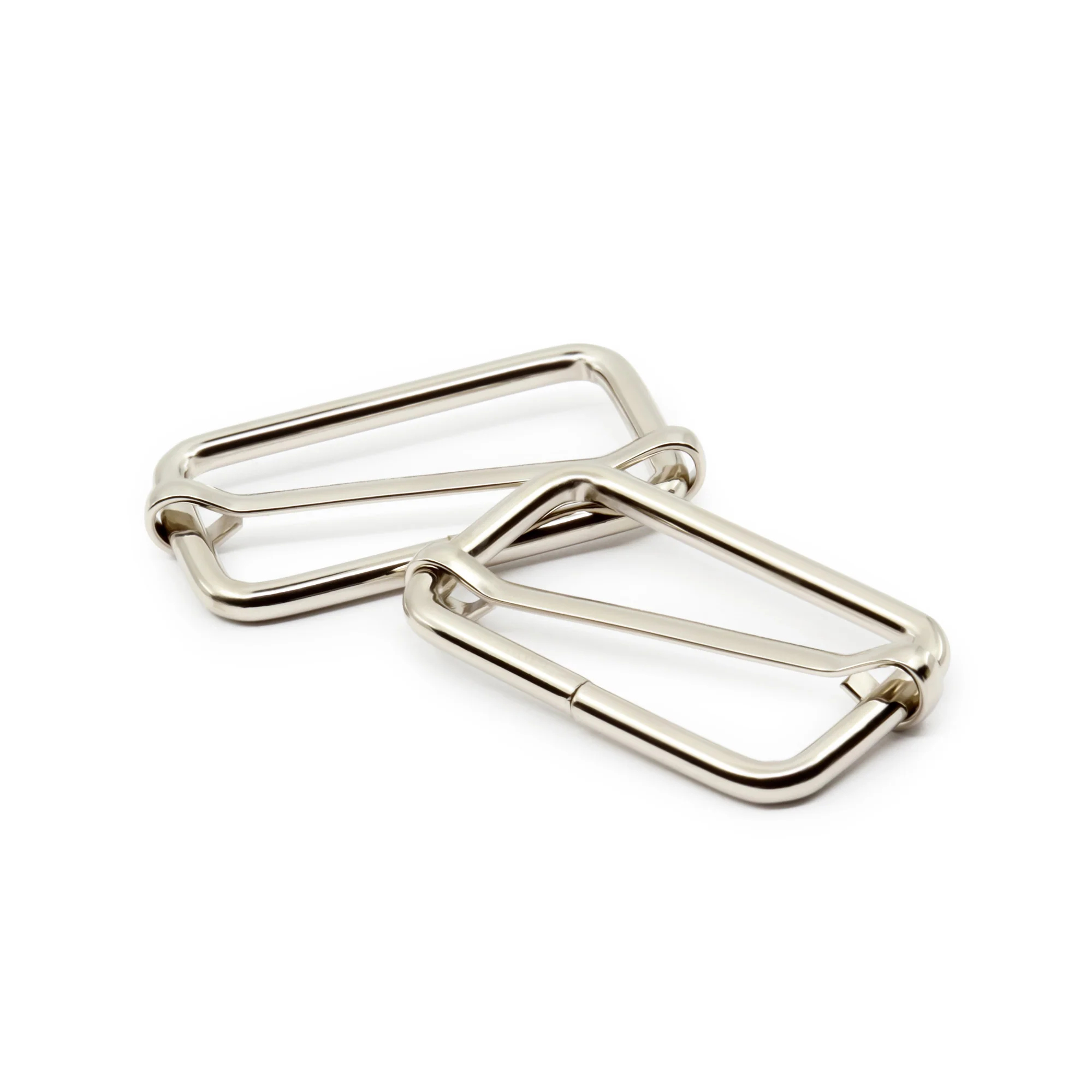 1-1/2" Adjustable Slide Buckles, Silver, 2 pc - Image 4
