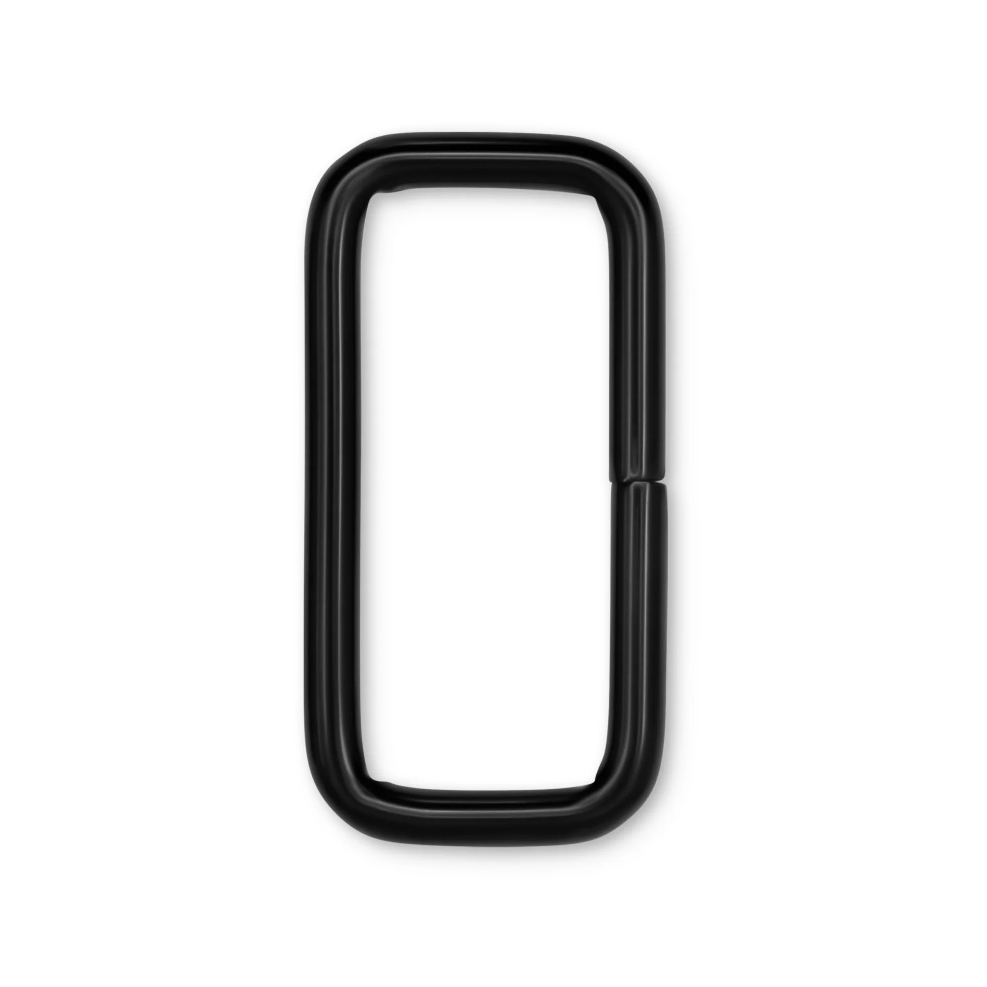 1-1/2" Rectangle Rings, Black, 2 pc - Image 3