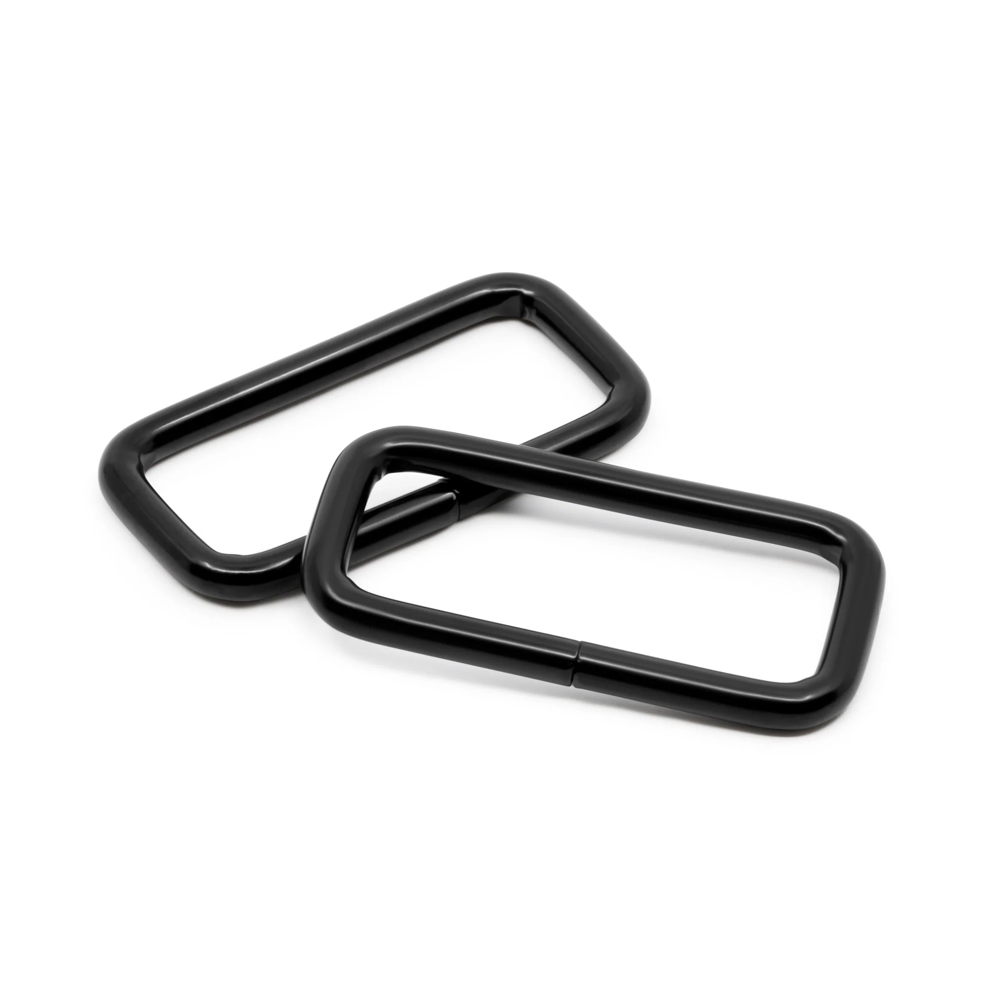 1-1/2" Rectangle Rings, Black, 2 pc - Image 4