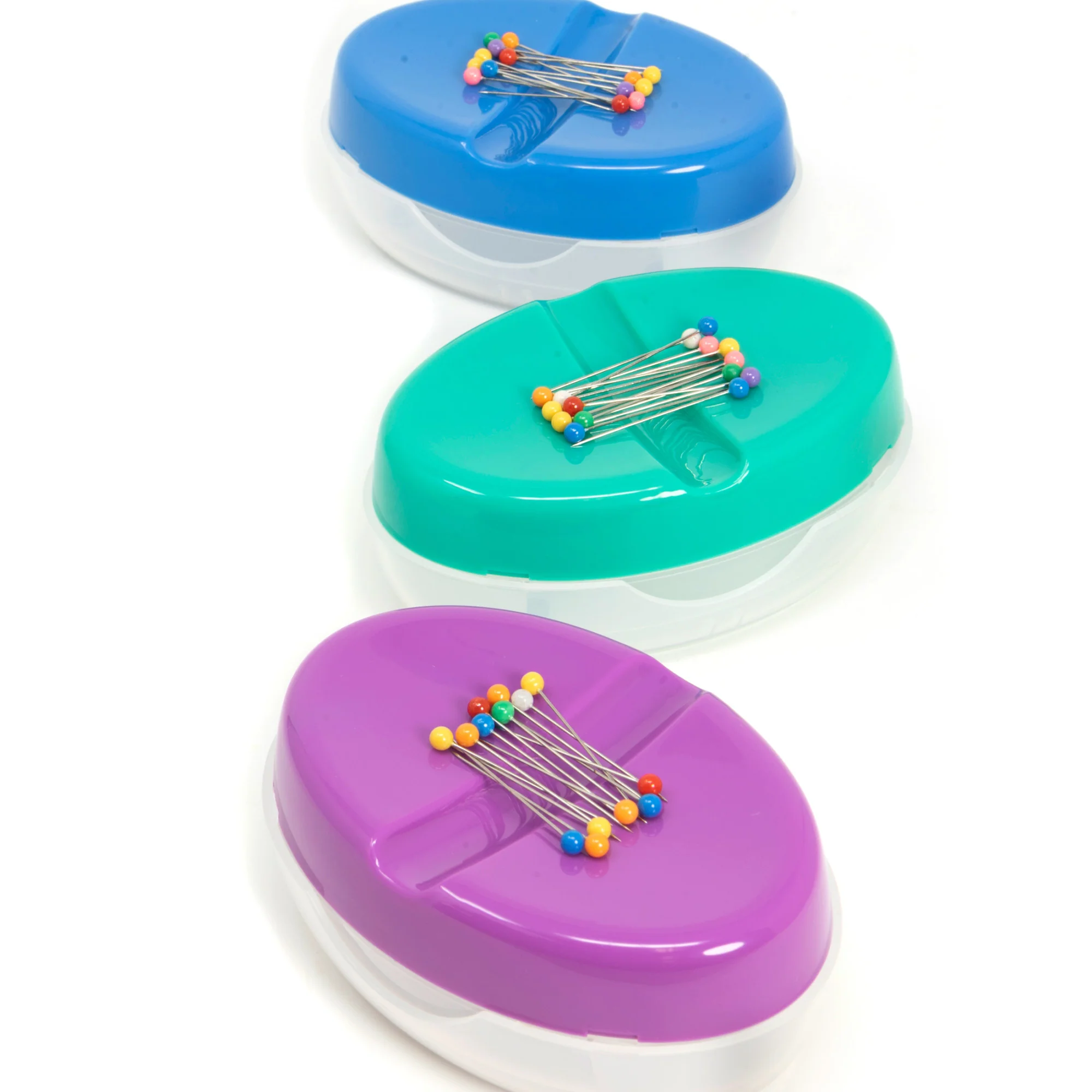 Ultimate Magnetic Pin Caddy with Ball Pins, Assorted Colors, 1 Caddy, 15 Ball Pins - Image 4