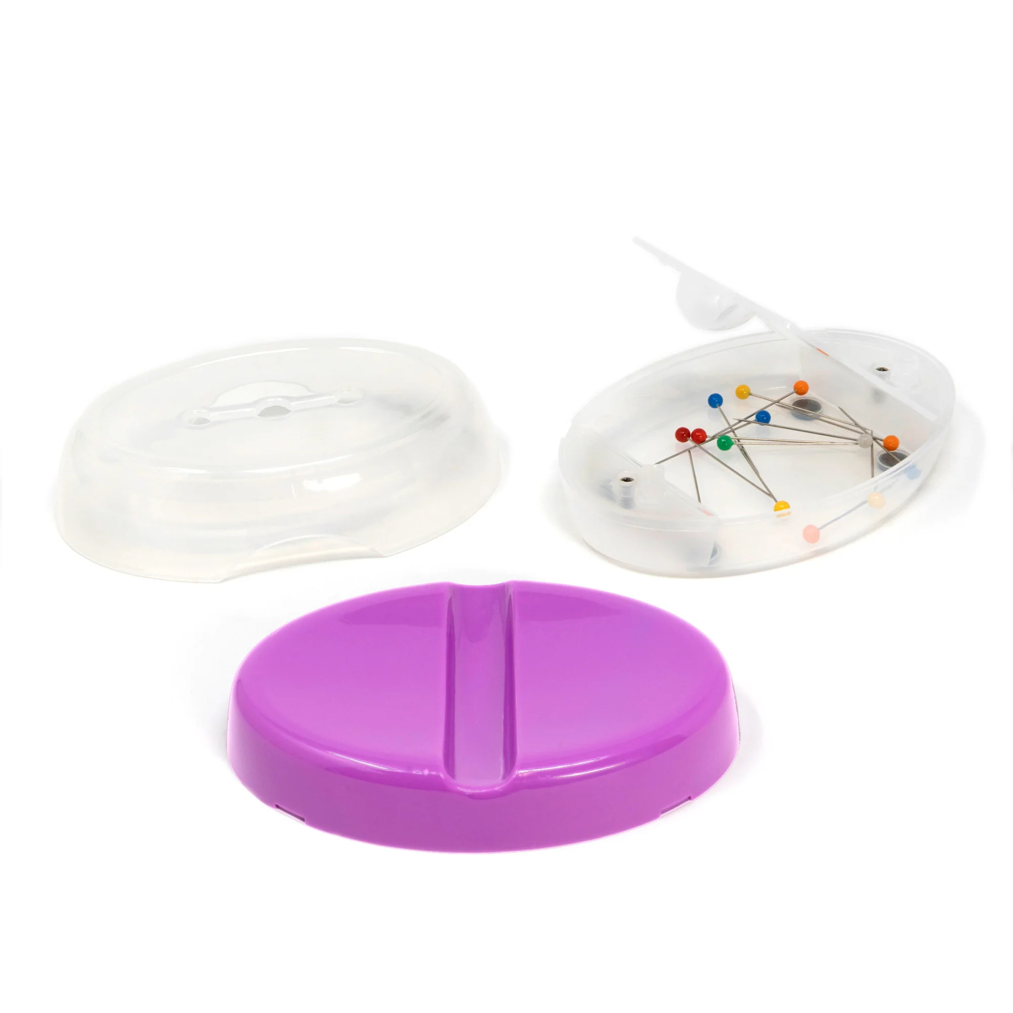 Ultimate Magnetic Pin Caddy with Ball Pins, Assorted Colors, 1 Caddy, 15 Ball Pins - Image 5