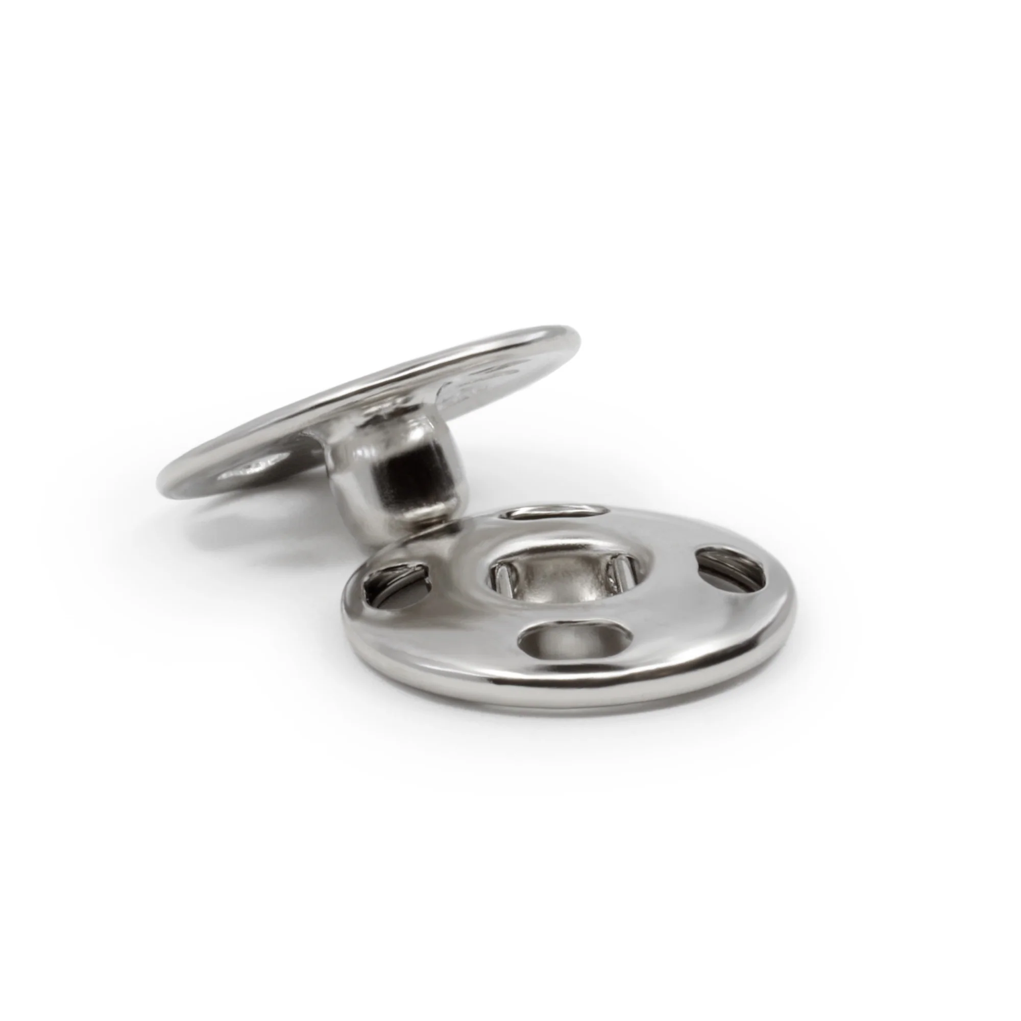 Sew-On Snaps, 4 Sets, Size 3, Nickel - Image 3