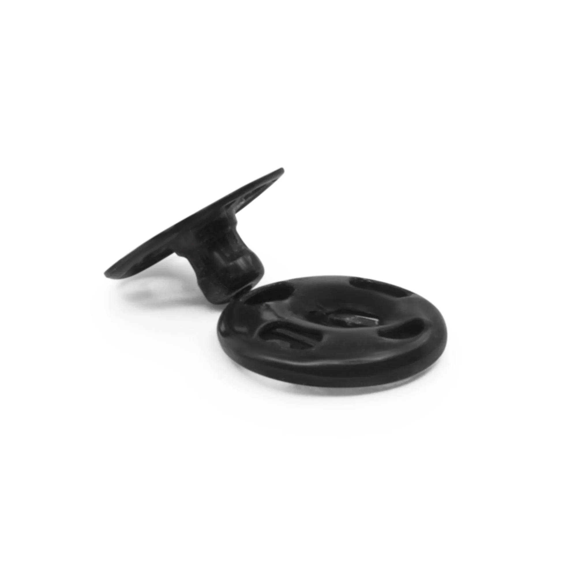Sew-On Snaps, 12 Sets, Size 3/0, Black - Image 3