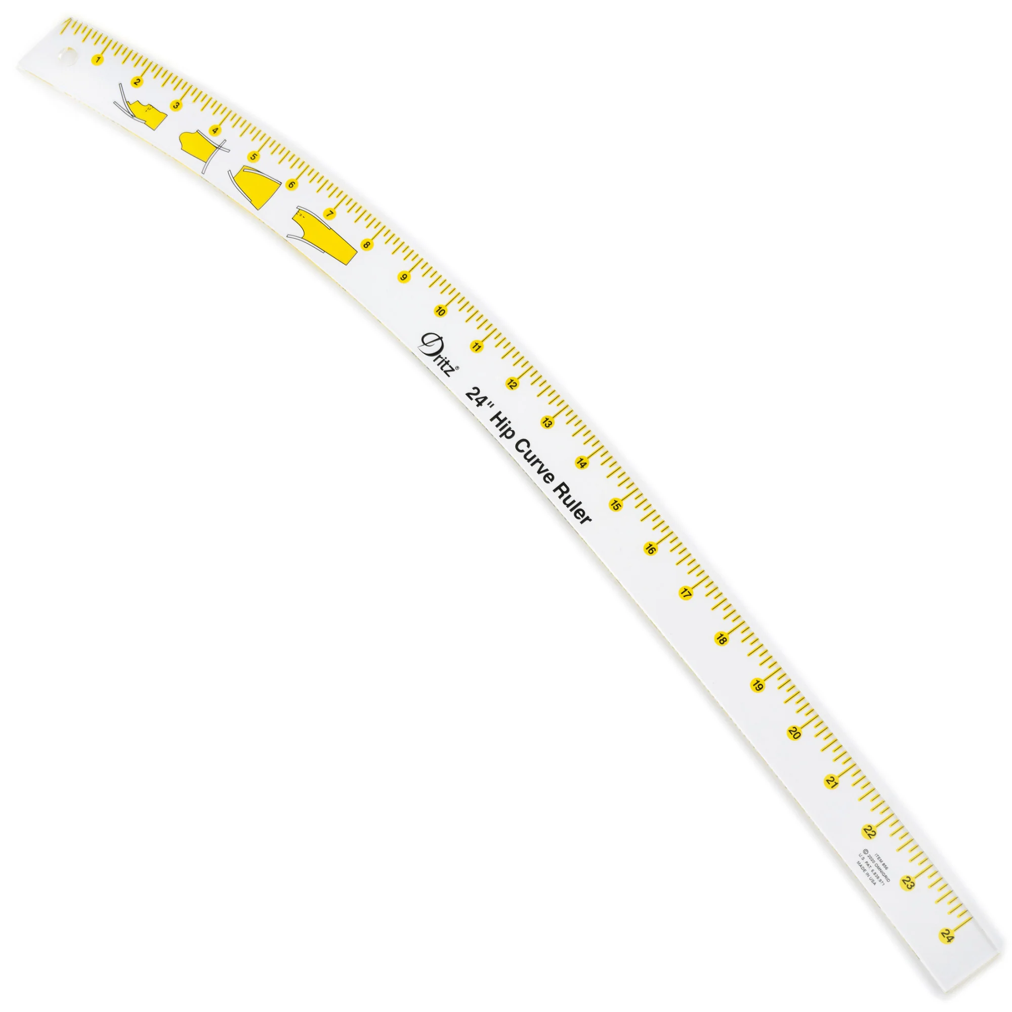 Design Ruler Trio, 3 Sewing Rulers, Clear - Image 4