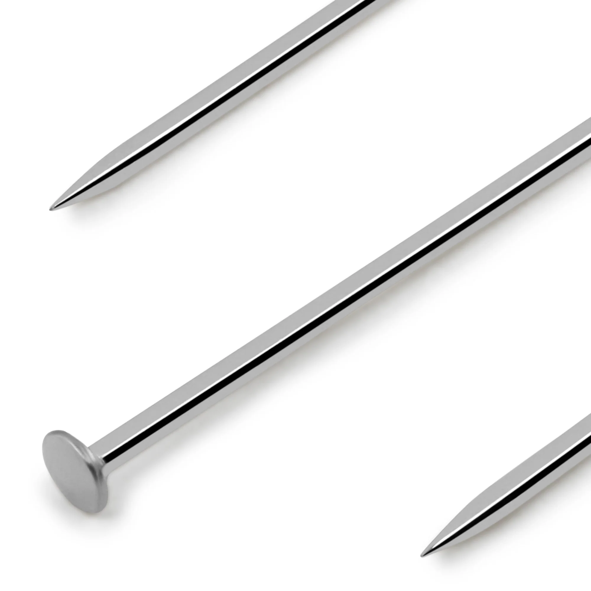 7/8" Beading Pins, Nickel, 250 pc - Image 2