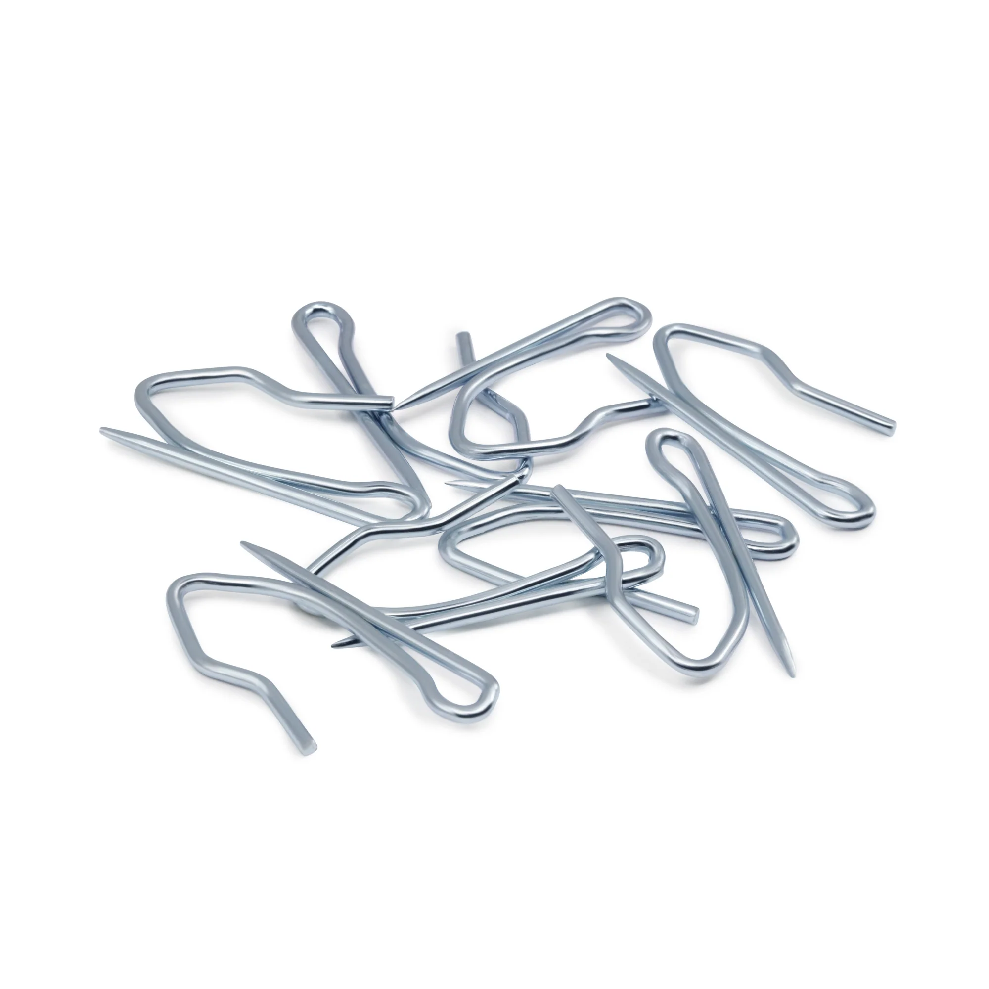 Pin-On Hooks, Silver, 14 pc - Image 3
