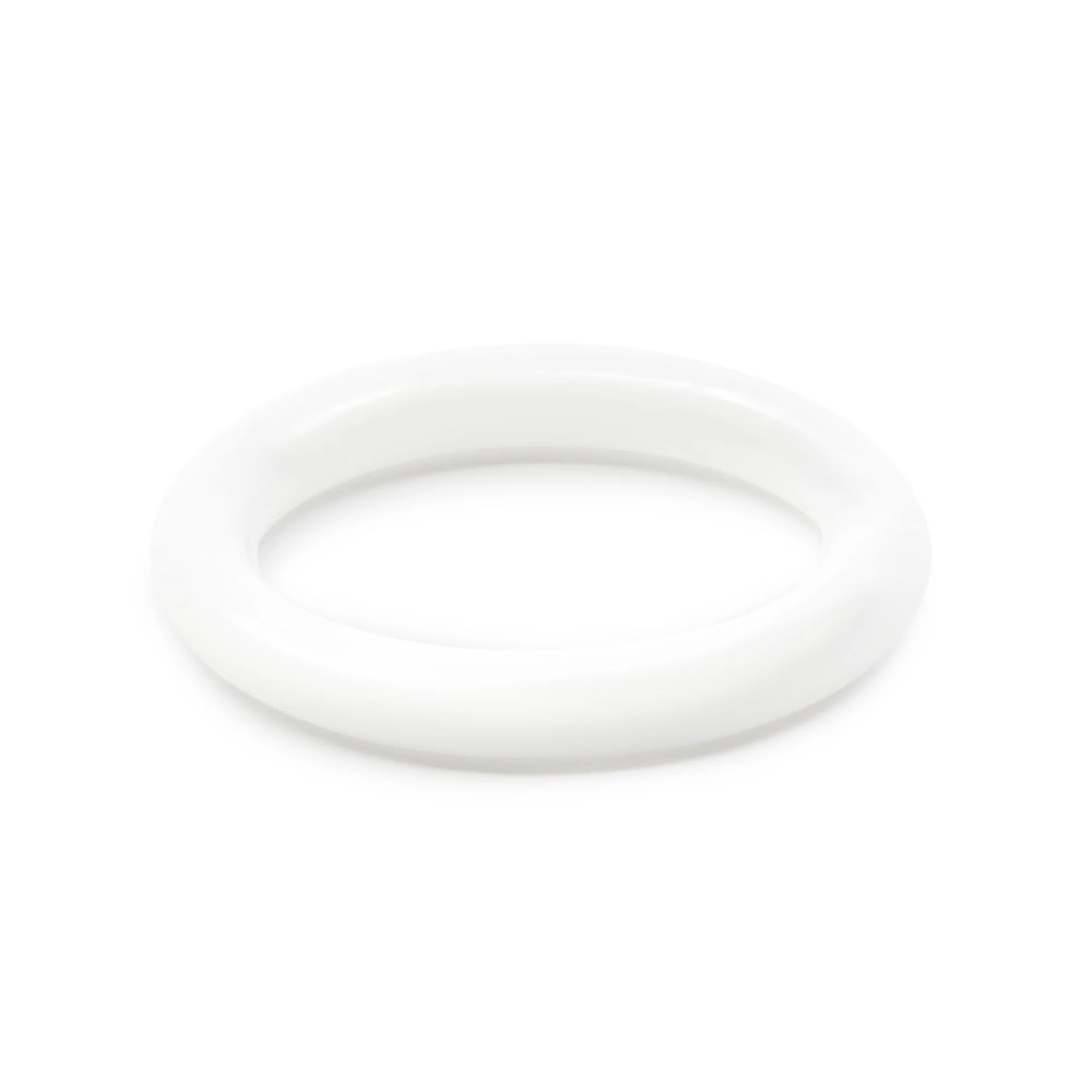 1" Plastic Rings, White, 14 pc - Image 2