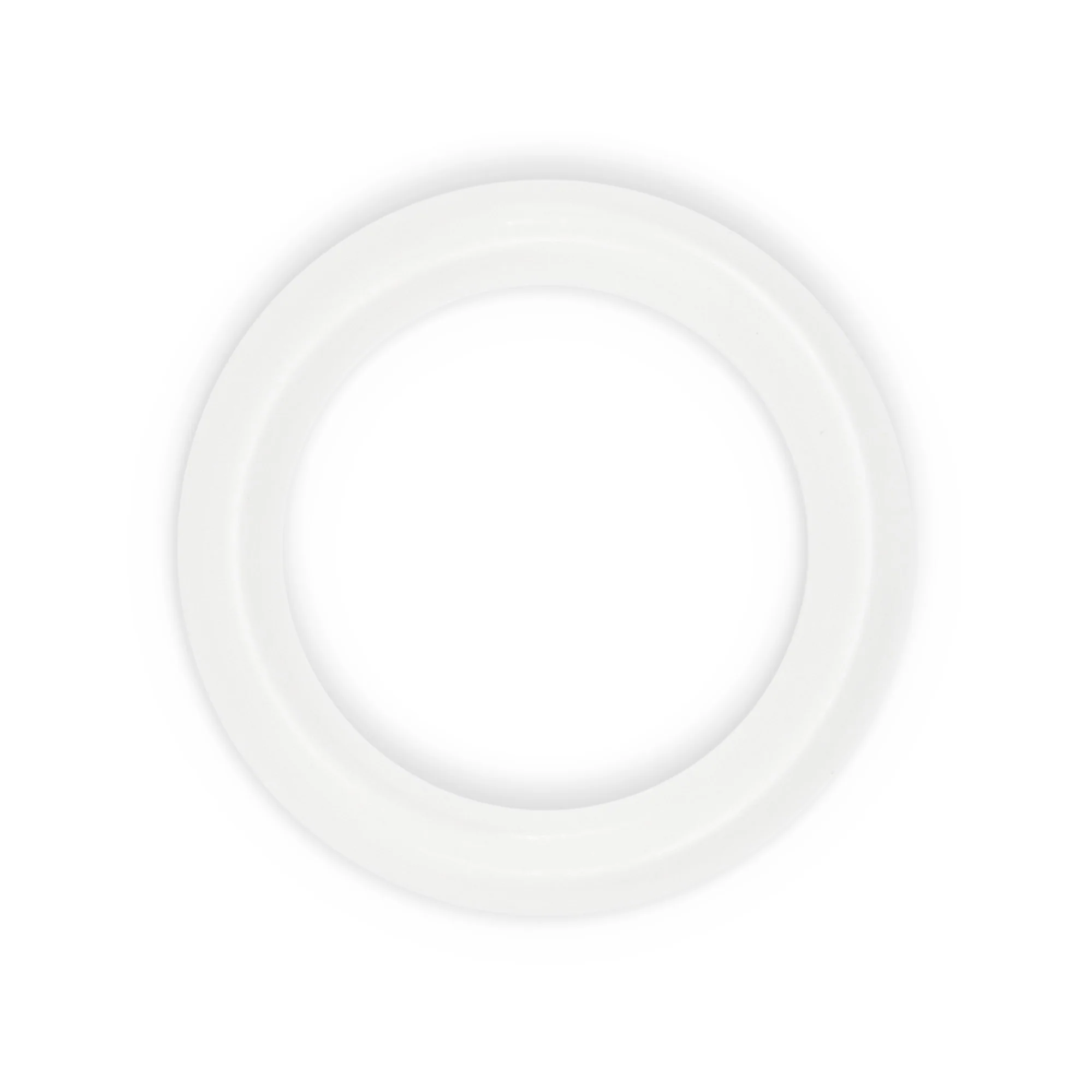 1" Plastic Rings, White, 14 pc - Image 4