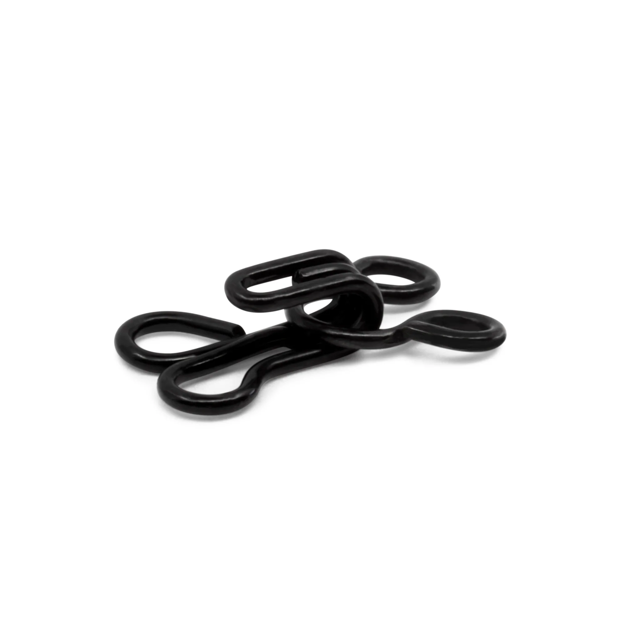 Hooks & Eyes, 14 pc, Black, Size 0 - Image 2