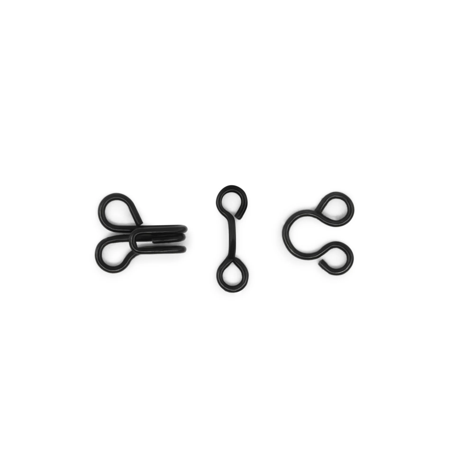 Hooks & Eyes, 14 pc, Black, Size 0 - Image 3