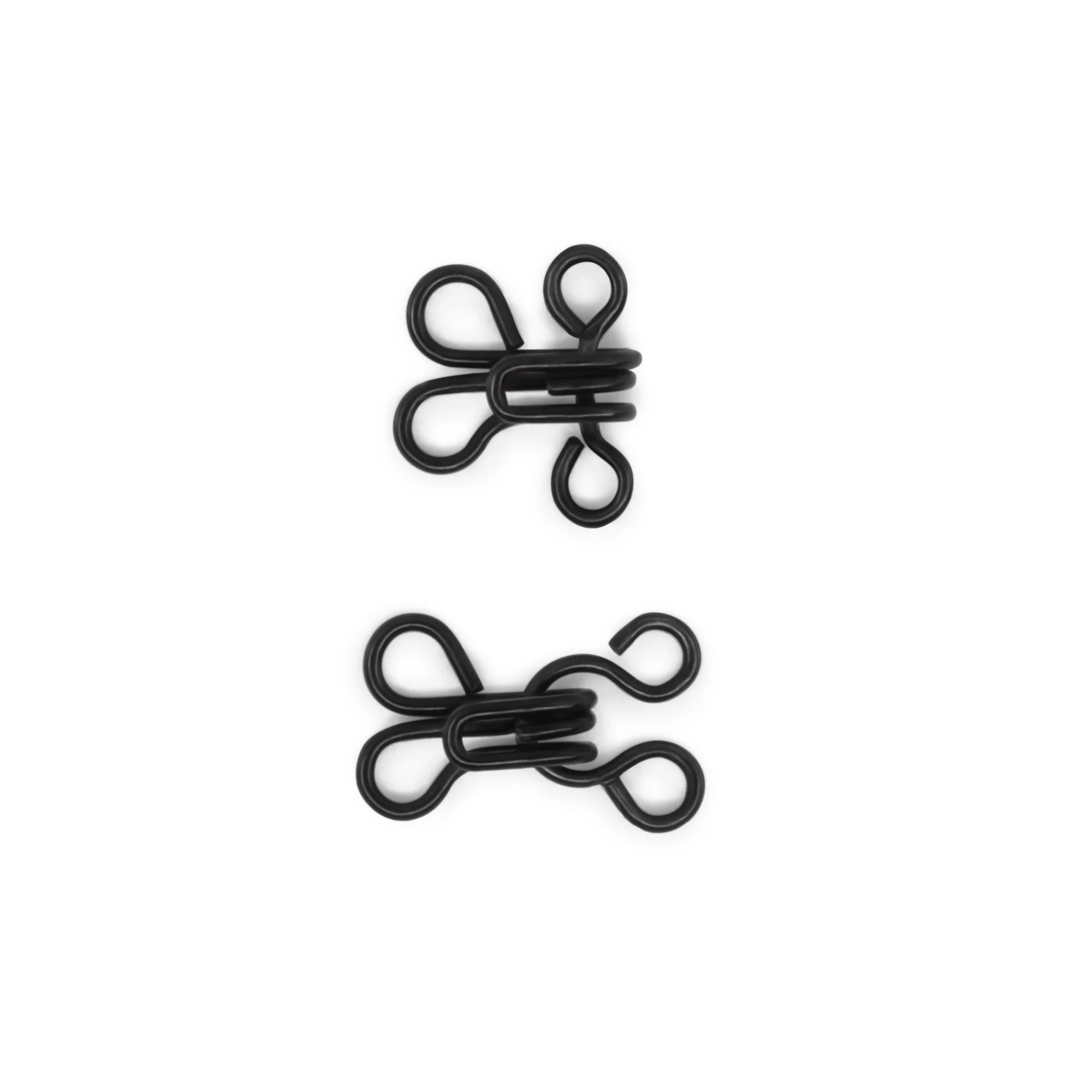 Hooks & Eyes, 14 pc, Black, Size 0 - Image 4