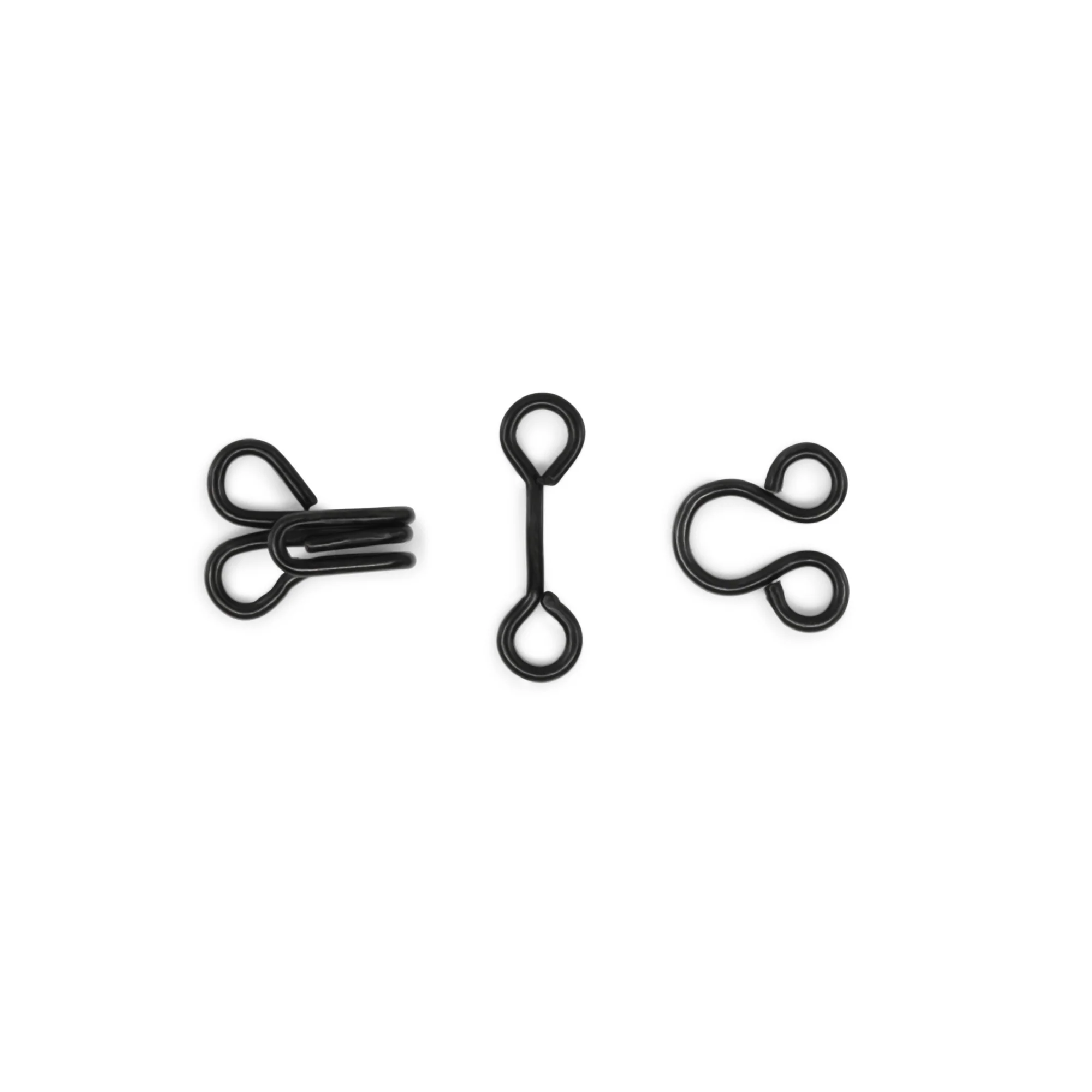 Hooks & Eyes, 14 pc, Black, Size 1 - Image 3