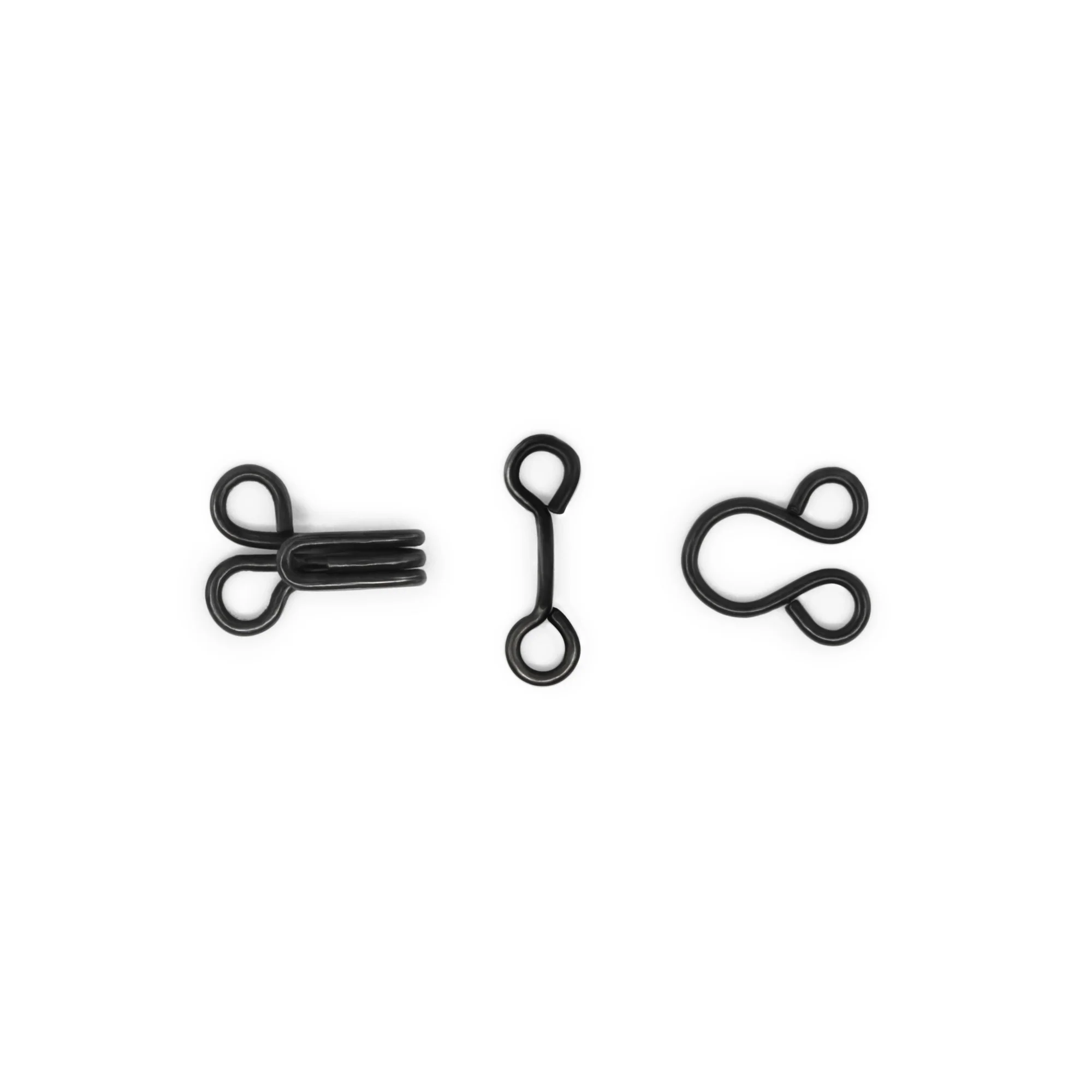 Hooks & Eyes, 14 pc, Black, Size 2 - Image 3
