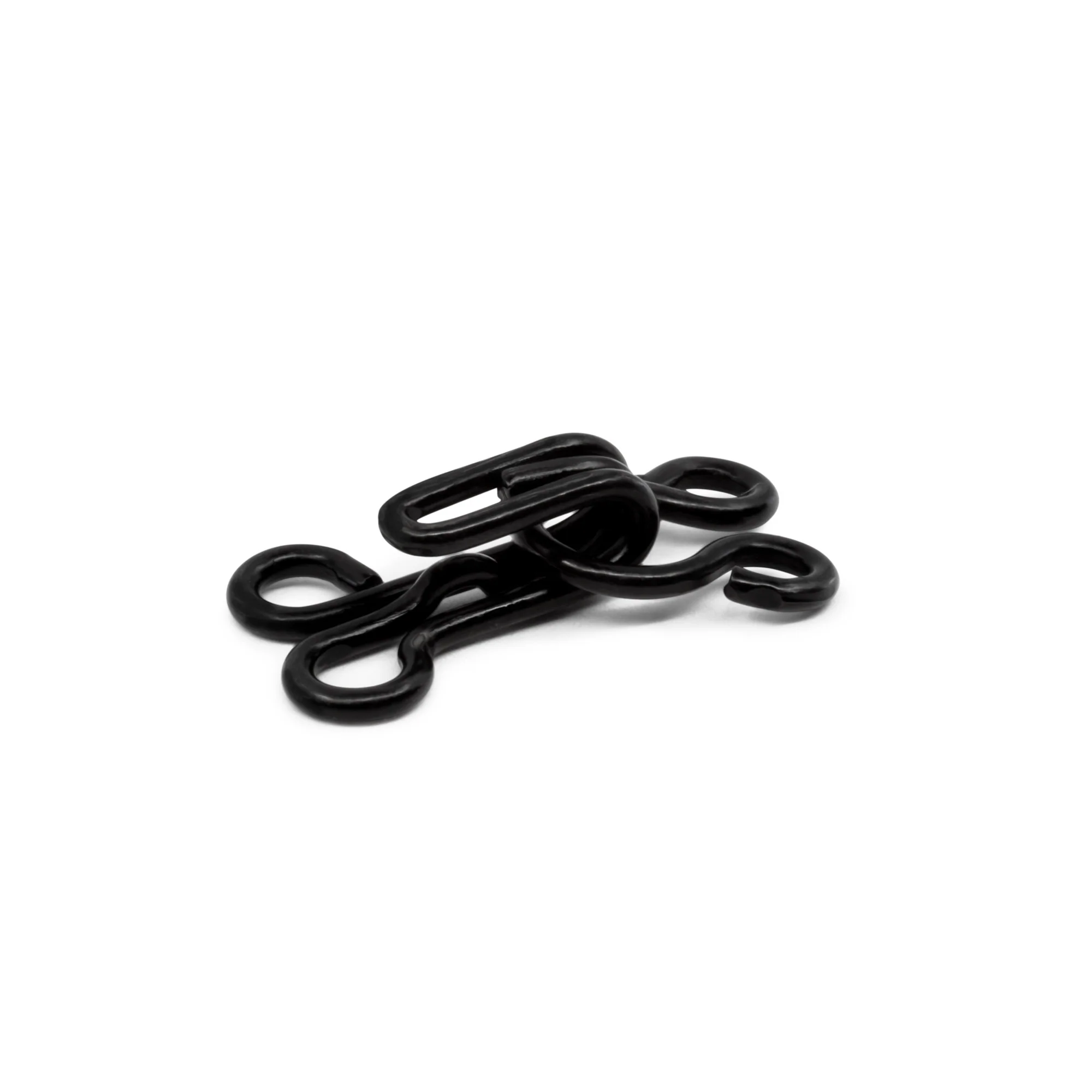 Hooks & Eyes, 14 pc, Black, Size 3 - Image 2