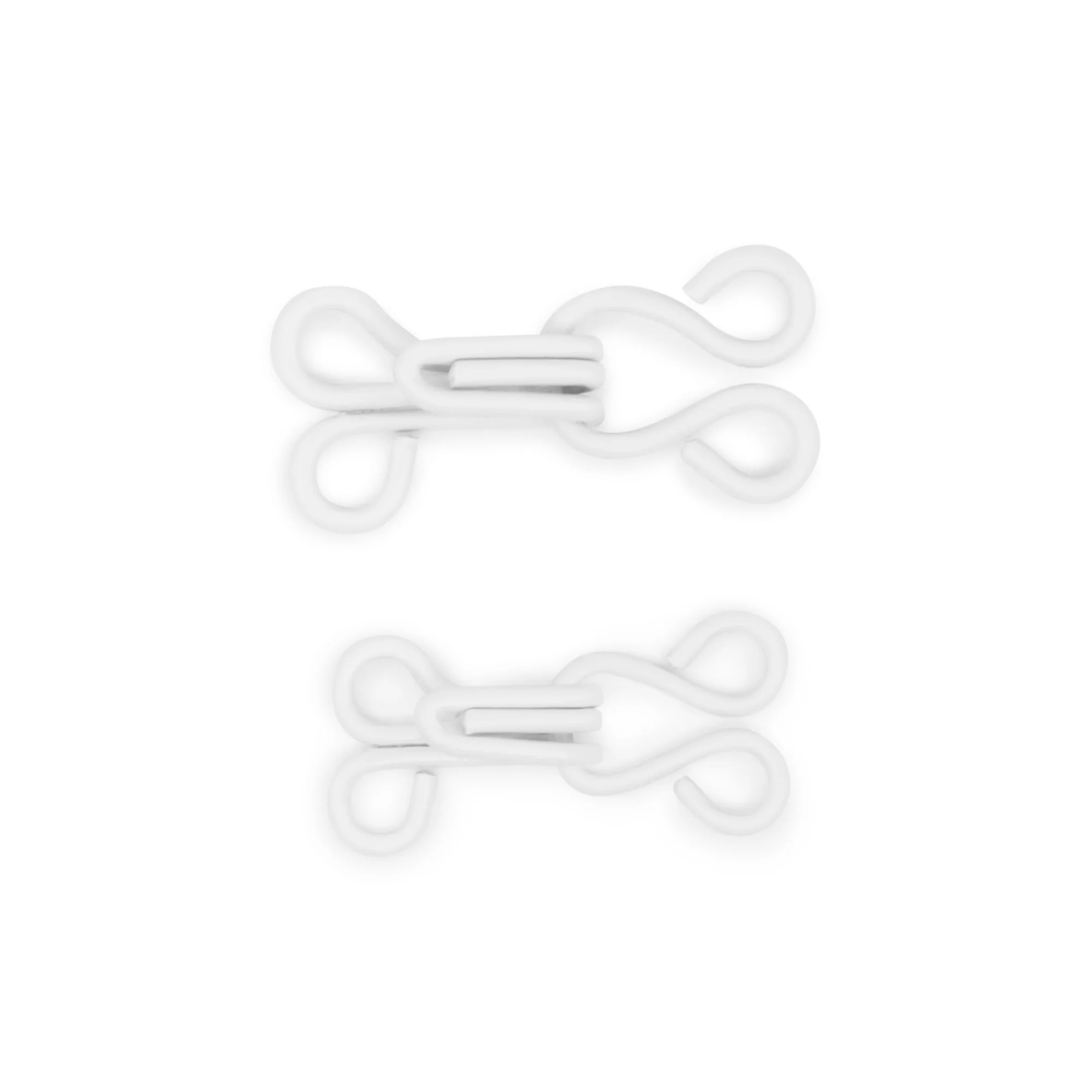 Hooks & Eyes, 20 pc, White - Image 4