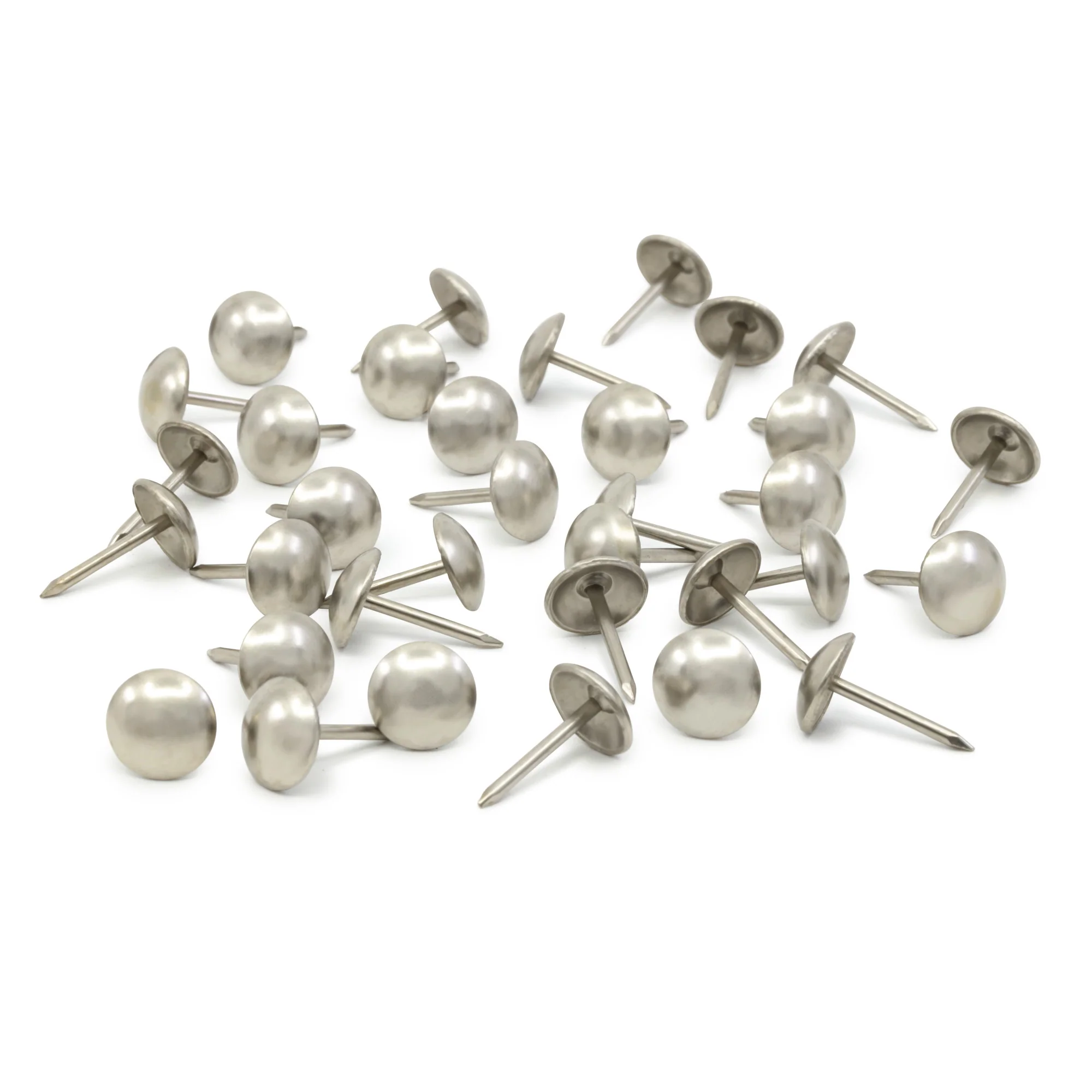 3/8" Smooth Decorative Nails, Nickel, 36 pc - Image 3