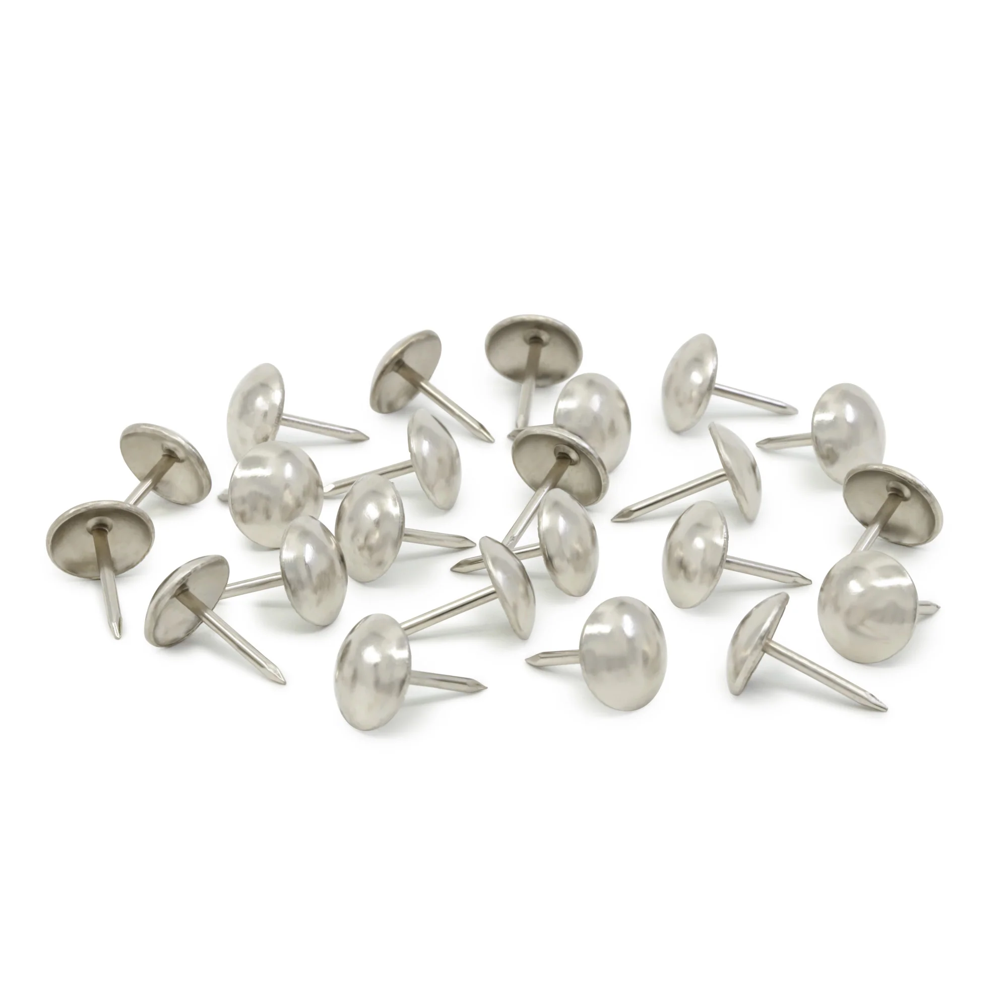7/16" Smooth Decorative Nails, Nickel, 24 pc - Image 3