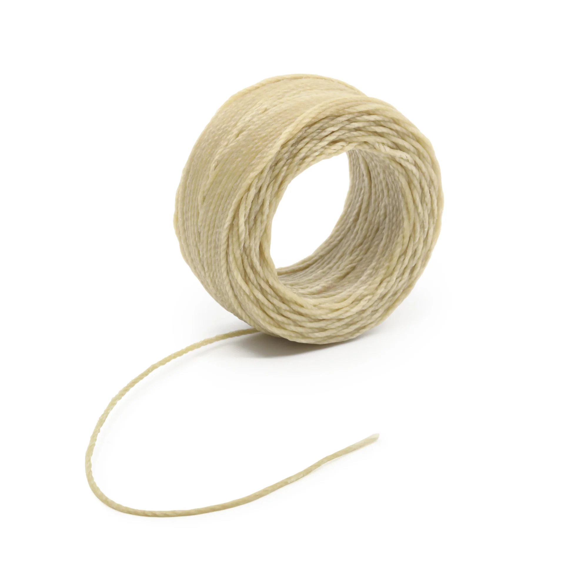 Waxed Button Thread, Natural, 20 yd - Image 3