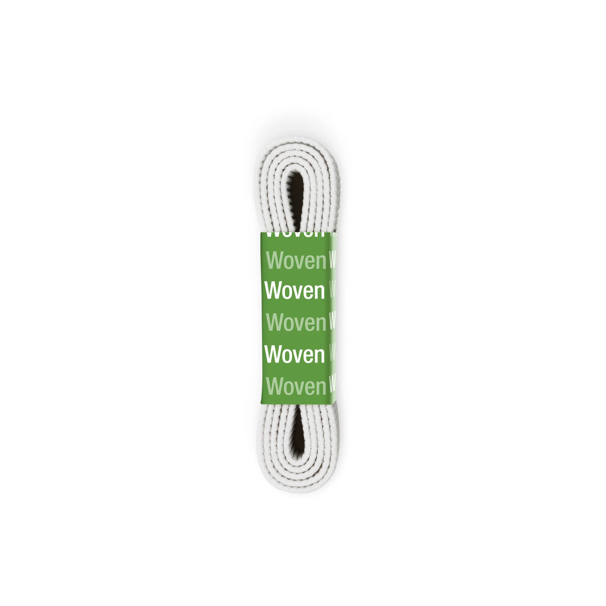 1-1/2" Ribbed Non-Roll Elastic, White, 1 yd - Image 3