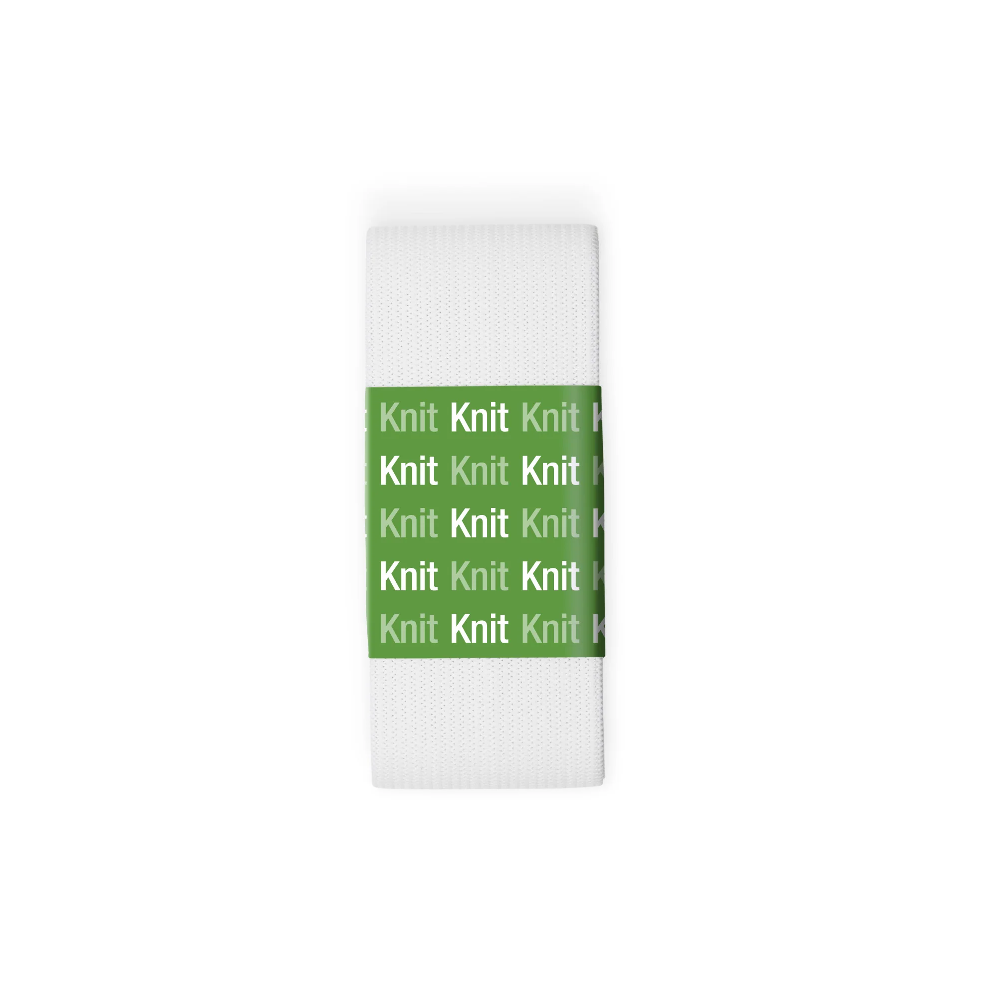 1-1/2" Heavy Stretch elastic, White, 1-1/4 yd - Image 2