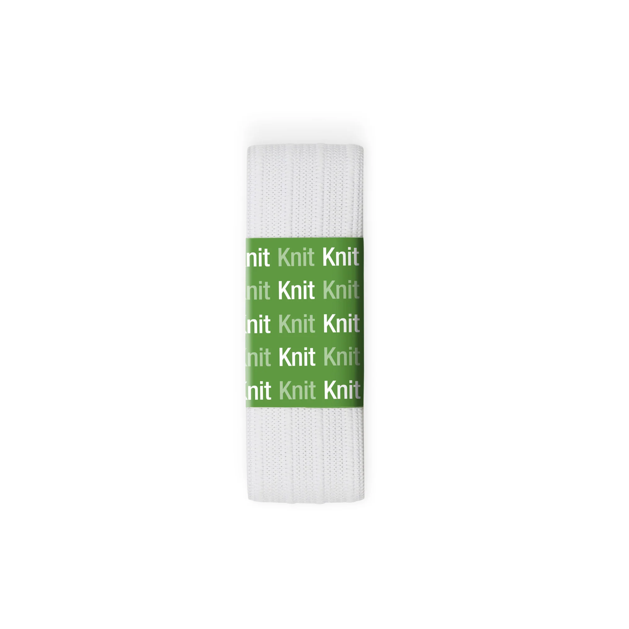 1-1/4" Sport Elastic, White, 1 yd - Image 2