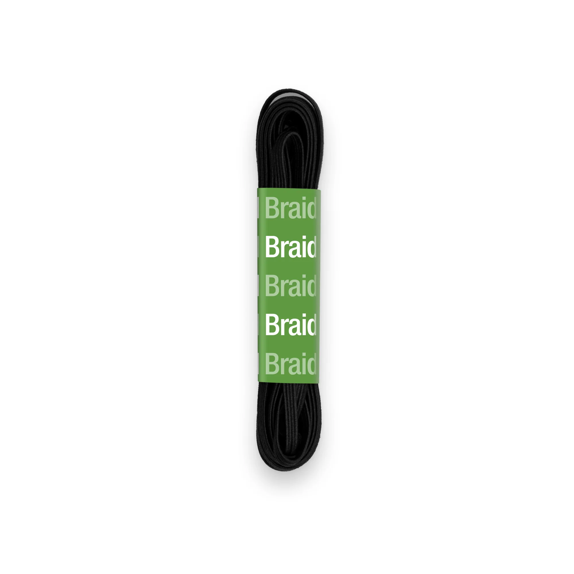 1/8" Black Braided Elastic, 4 yd - Image 3