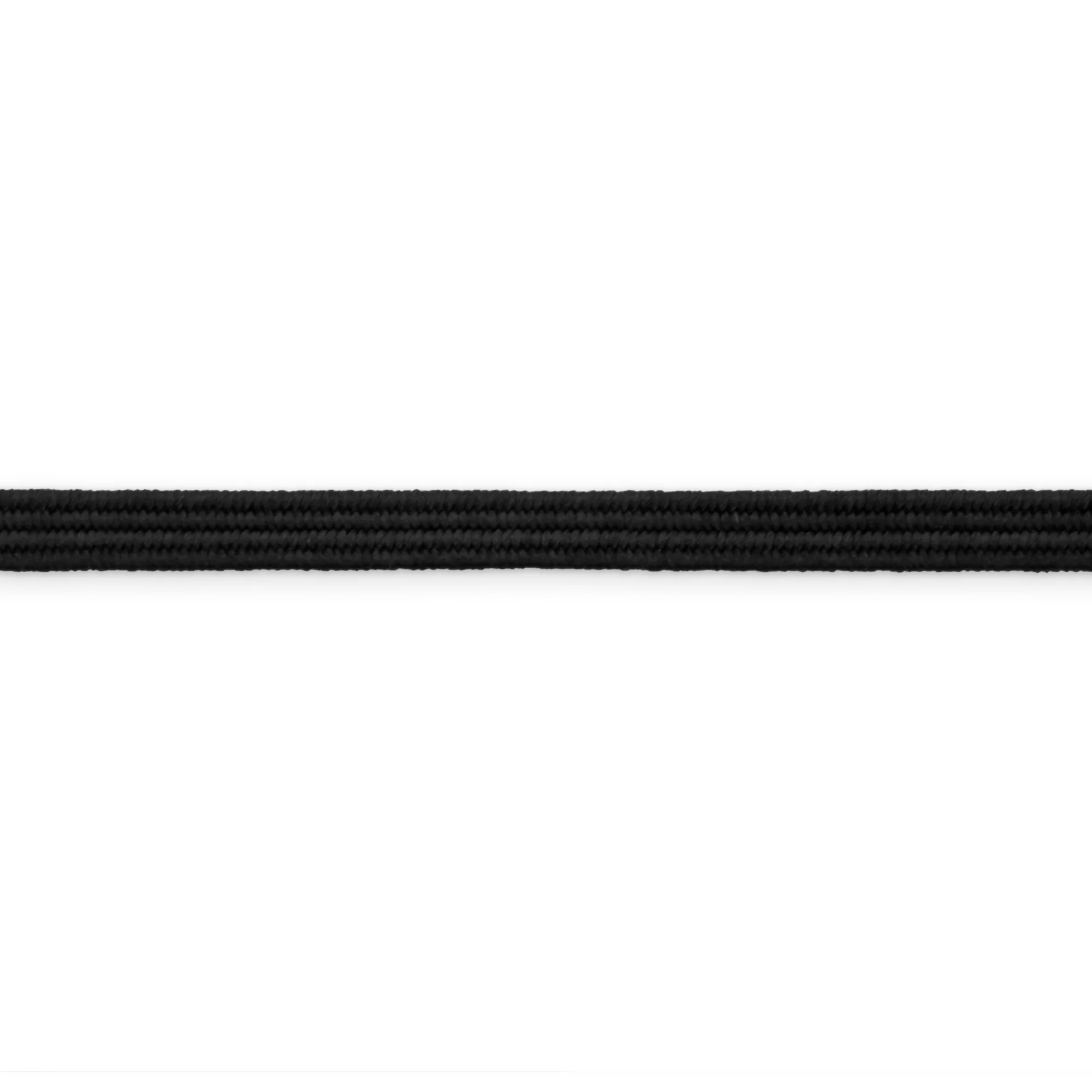 1/8" Black Braided Elastic, 4 yd - Image 4