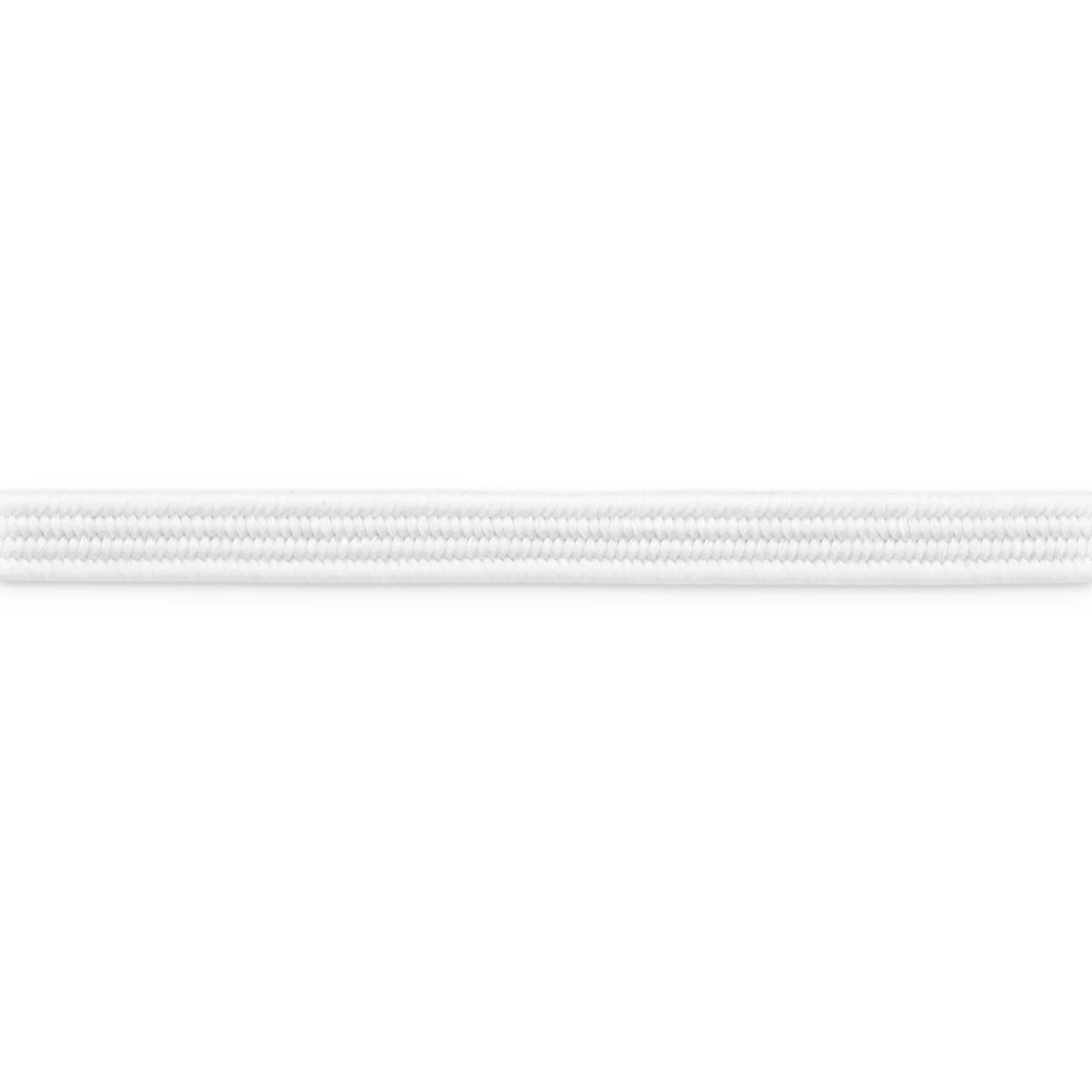 1/8" White Braided Elastic, 4 yd - Image 4