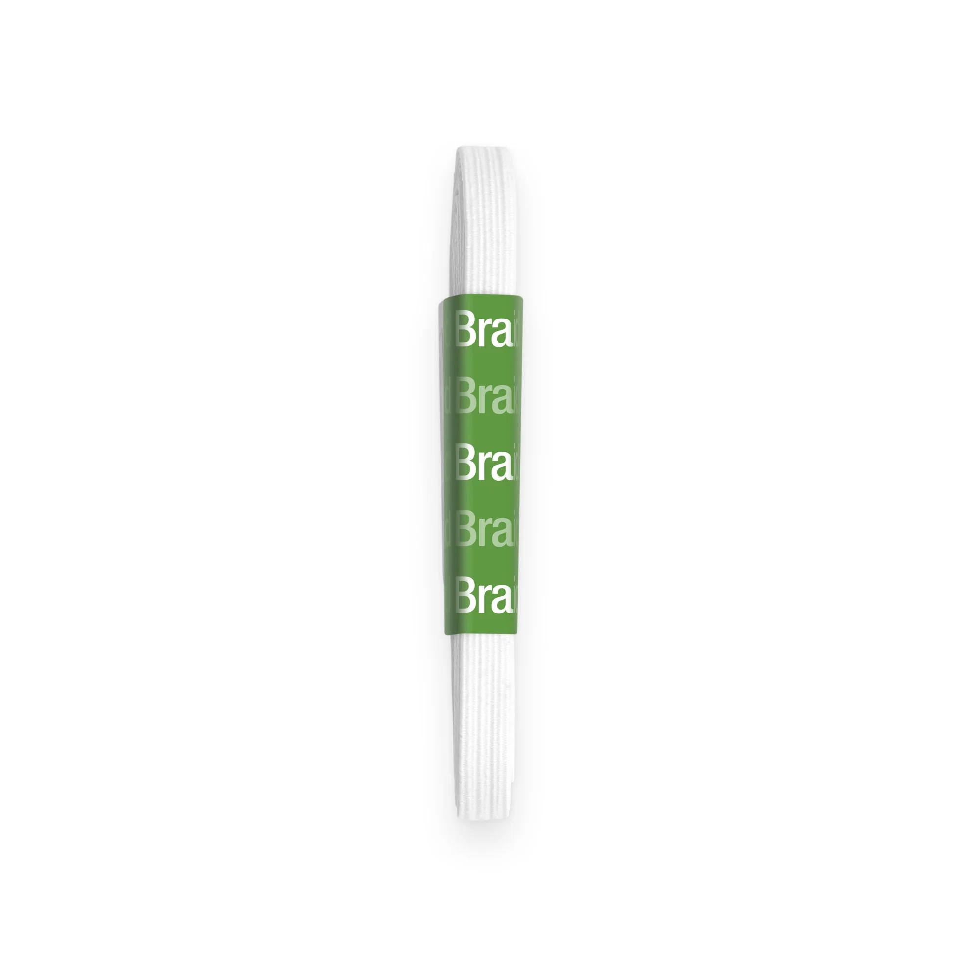 1/4" White Braided Elastic, 3 yd - Image 2