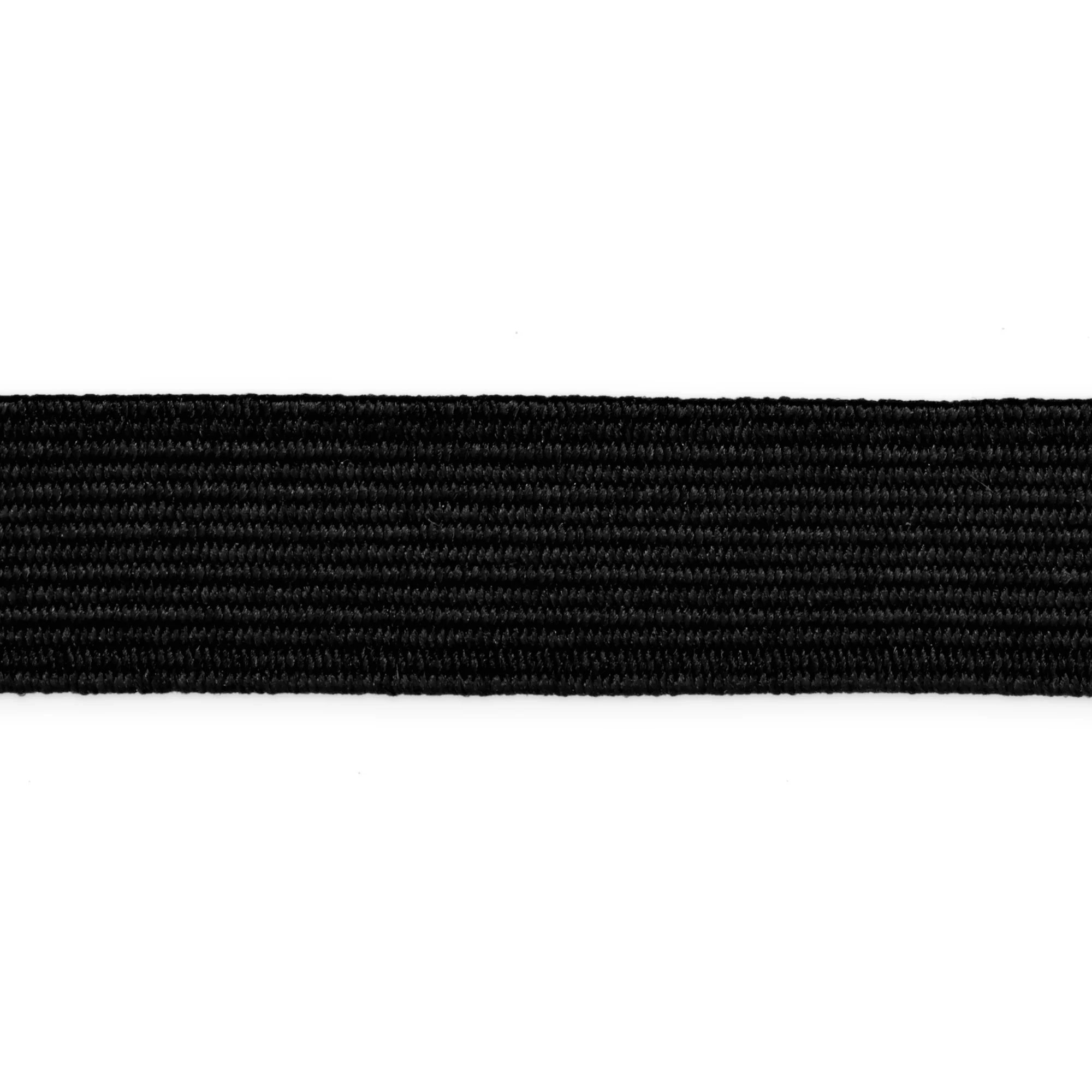 1/2" Black Braided Elastic, 1-1/2 yd - Image 4