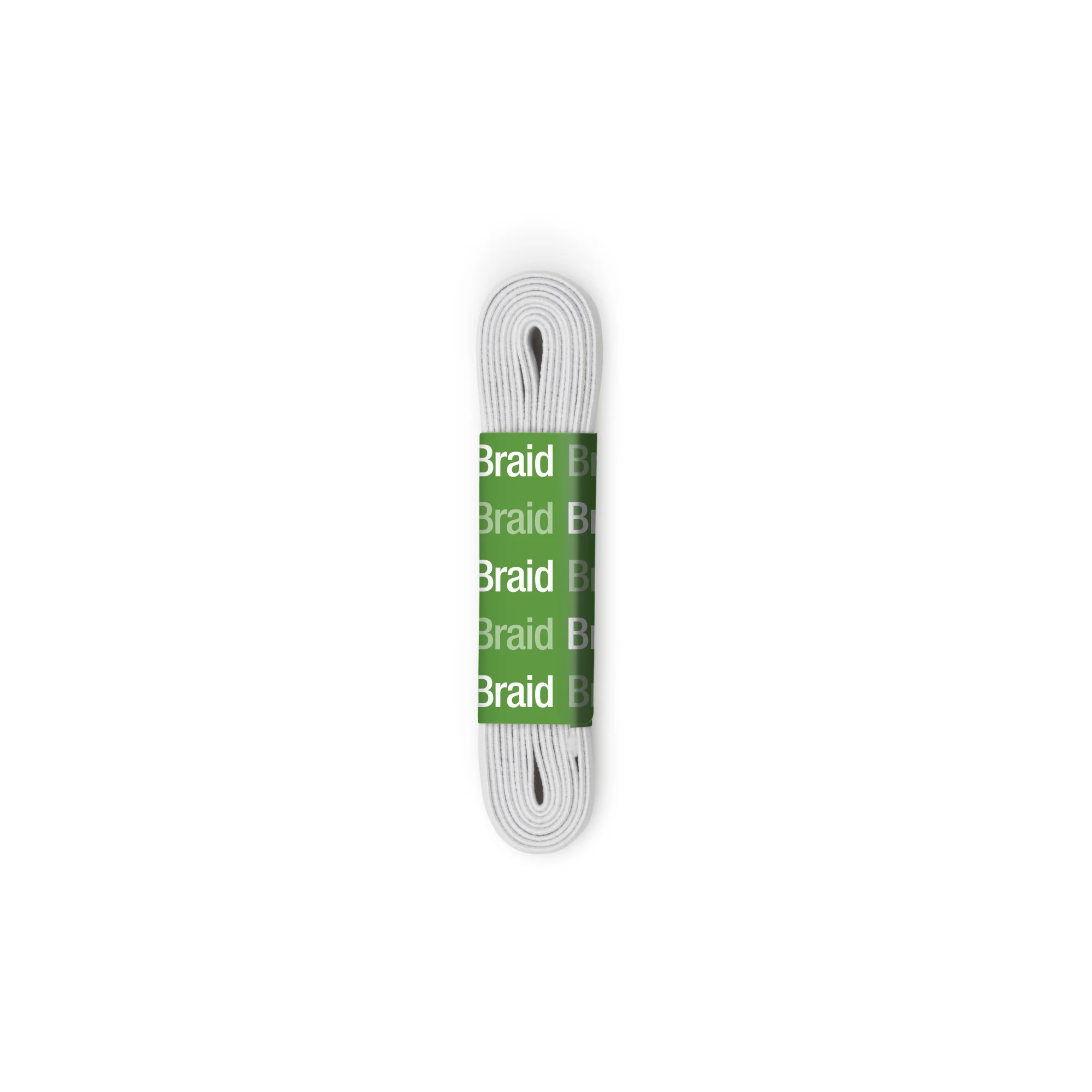 1/2" White Braided Elastic, 1-1/2 yd - Image 3