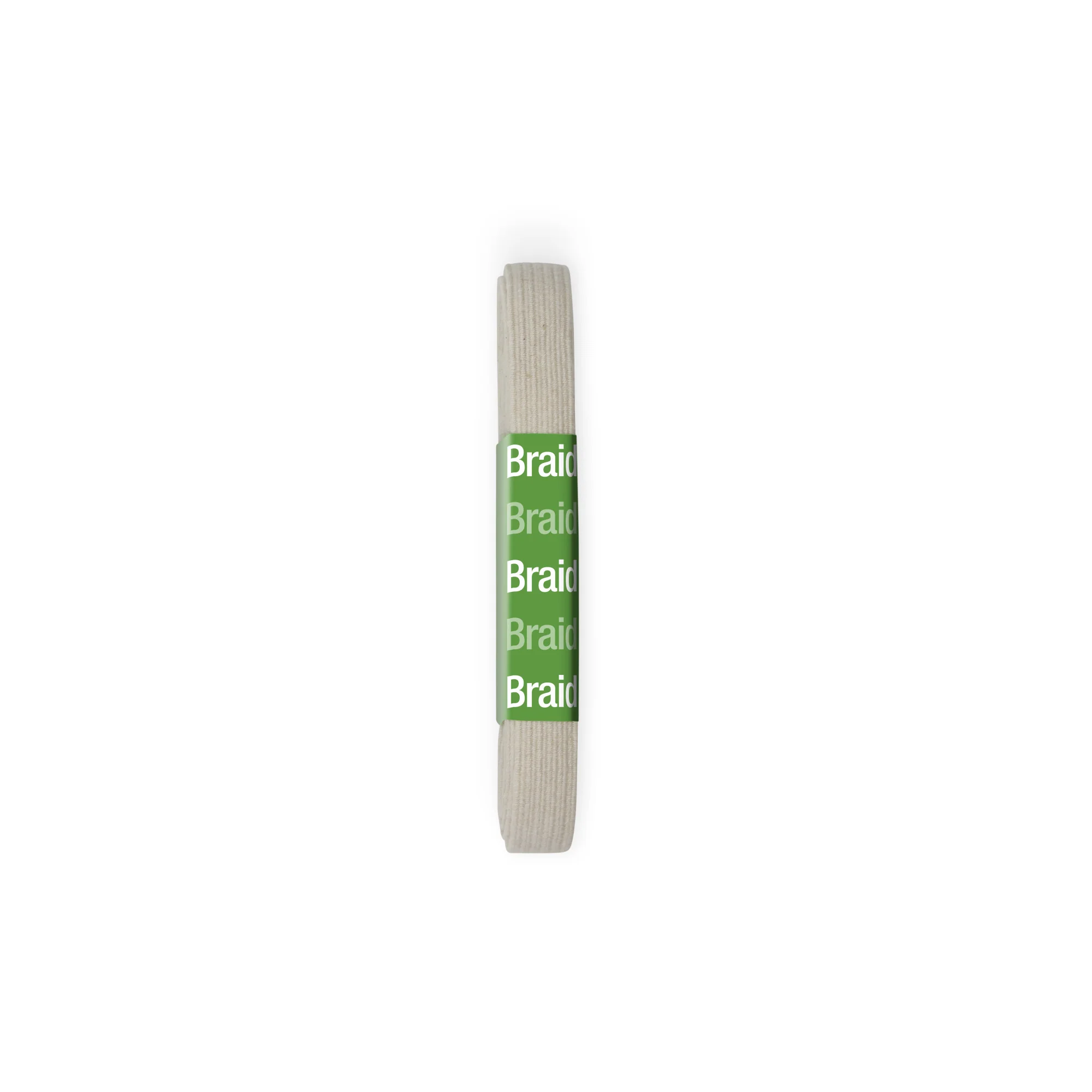 3/8" Cotton Swimwear Elastic, Natural, 2 yd - Image 2