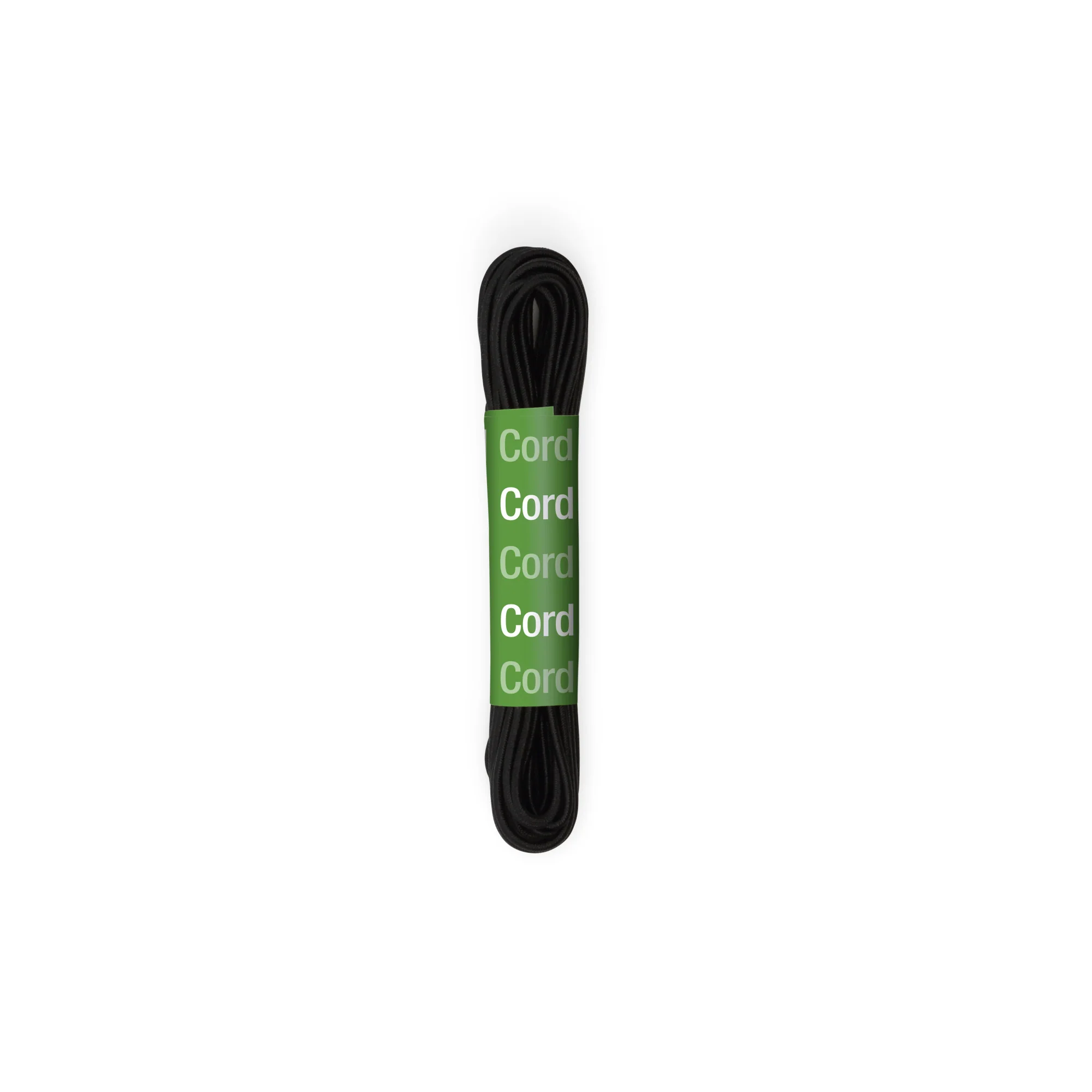 Round Cord Elastic, Black, 5 yd - Image 3