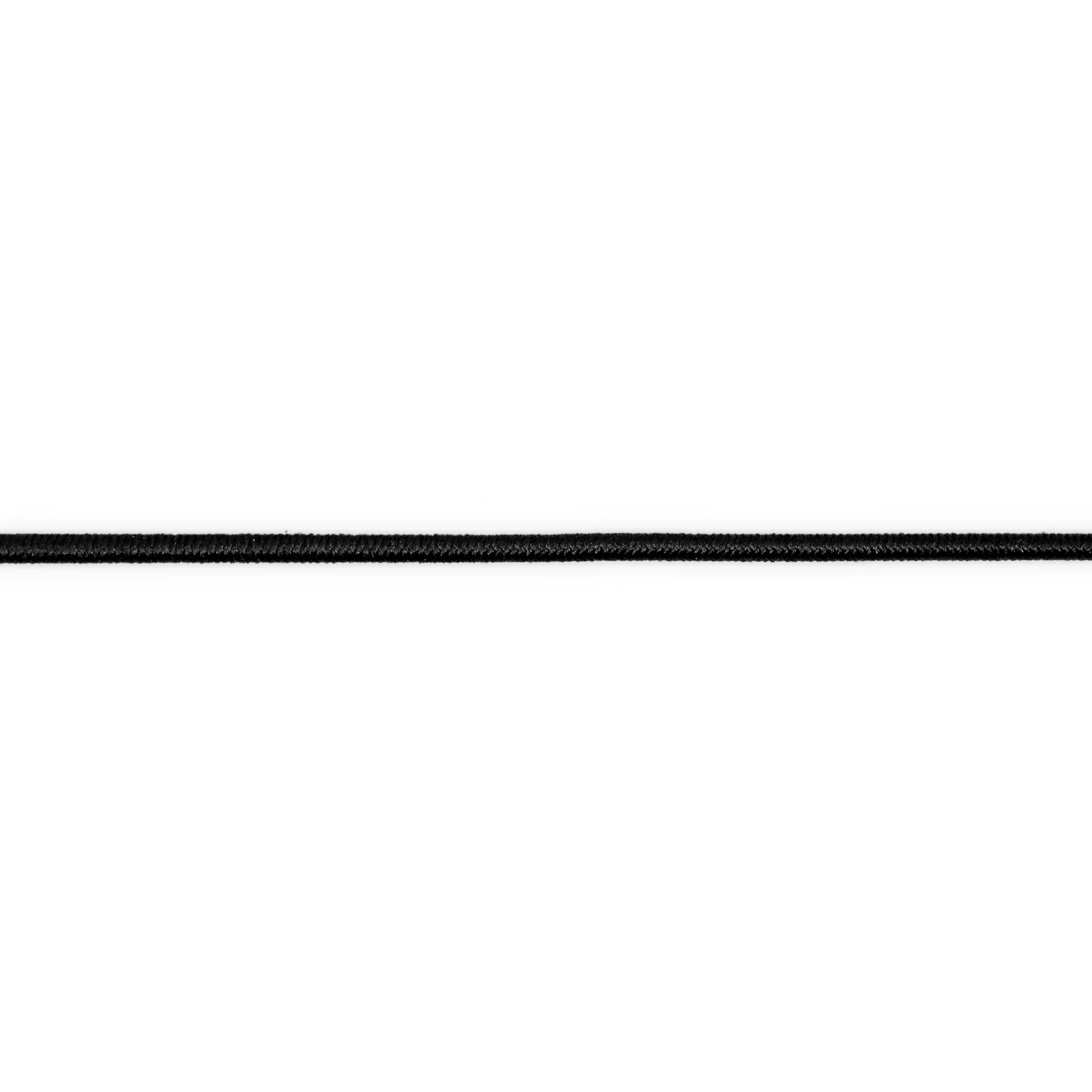 Round Cord Elastic, Black, 5 yd - Image 4