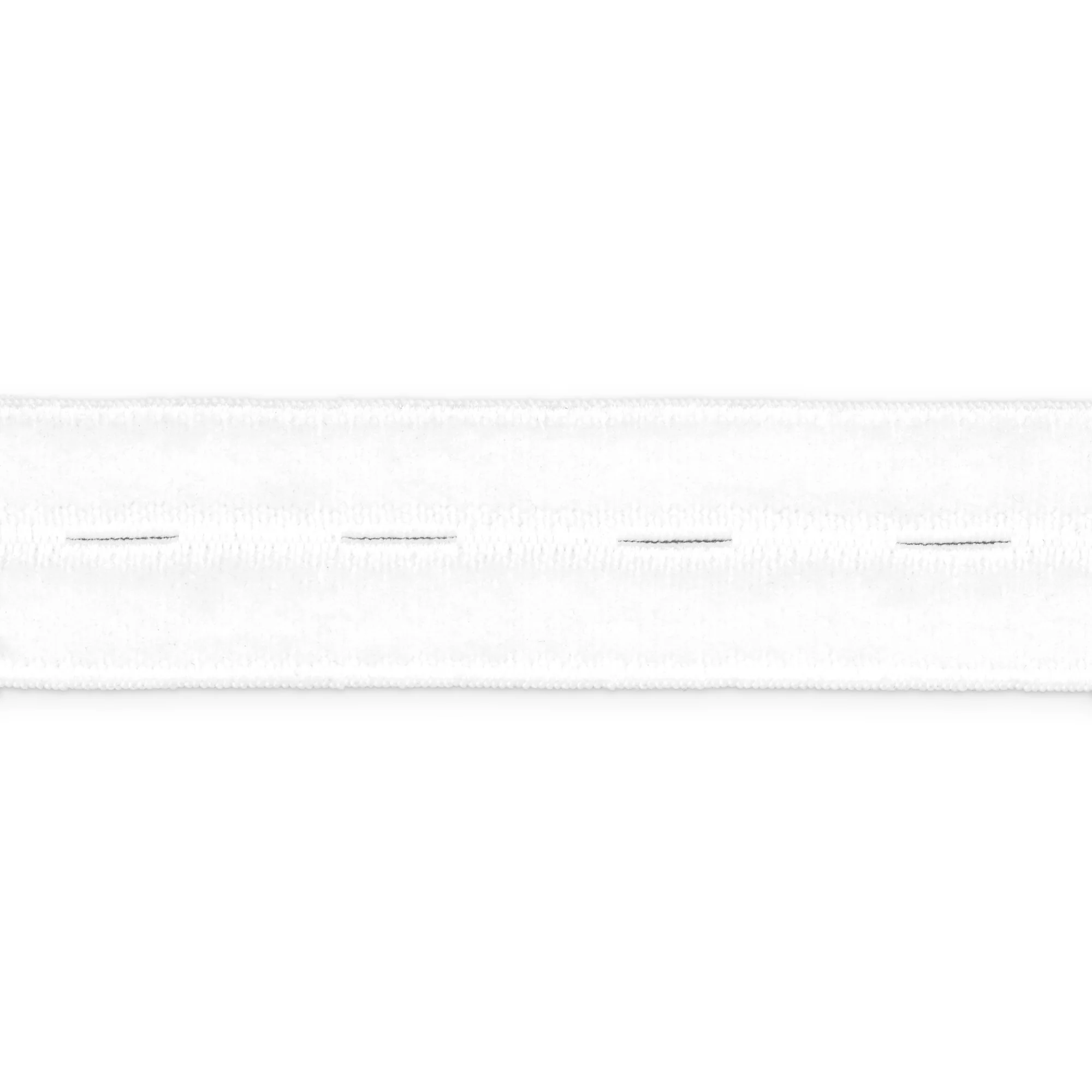 5/8" Buttonhole Elastic, White, 1 yd - Image 3