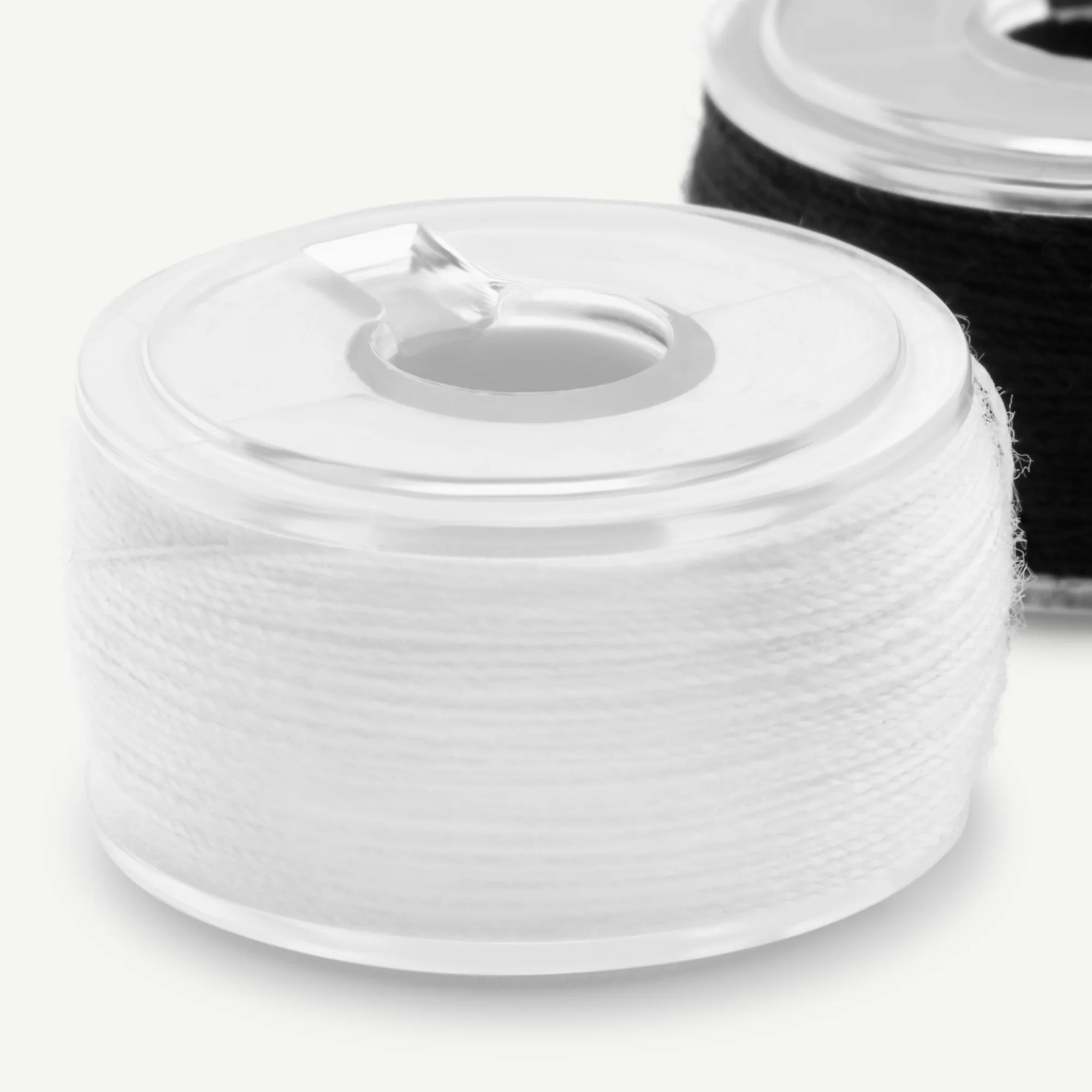 Class 15 Reusable Bobbins, Black & White, 12 pc - Image 2