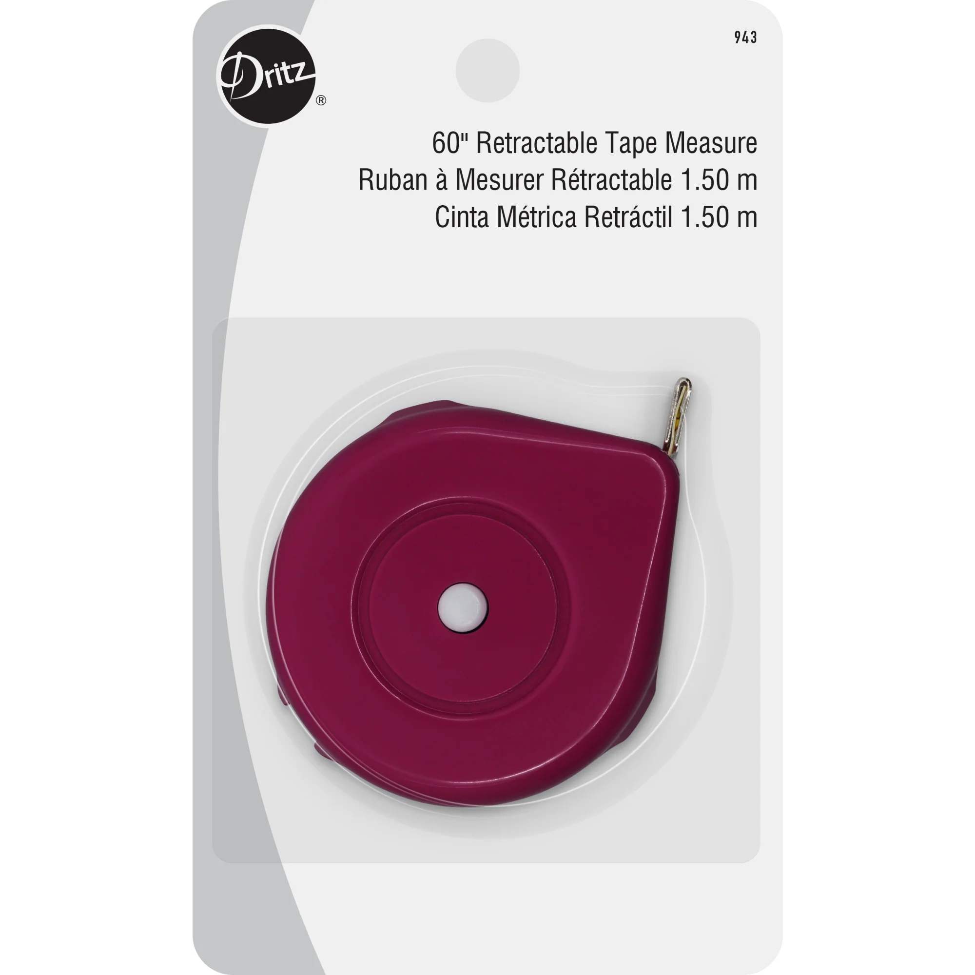 60-Inch Retractable Tape Measure, Assorted Colors - Image 4