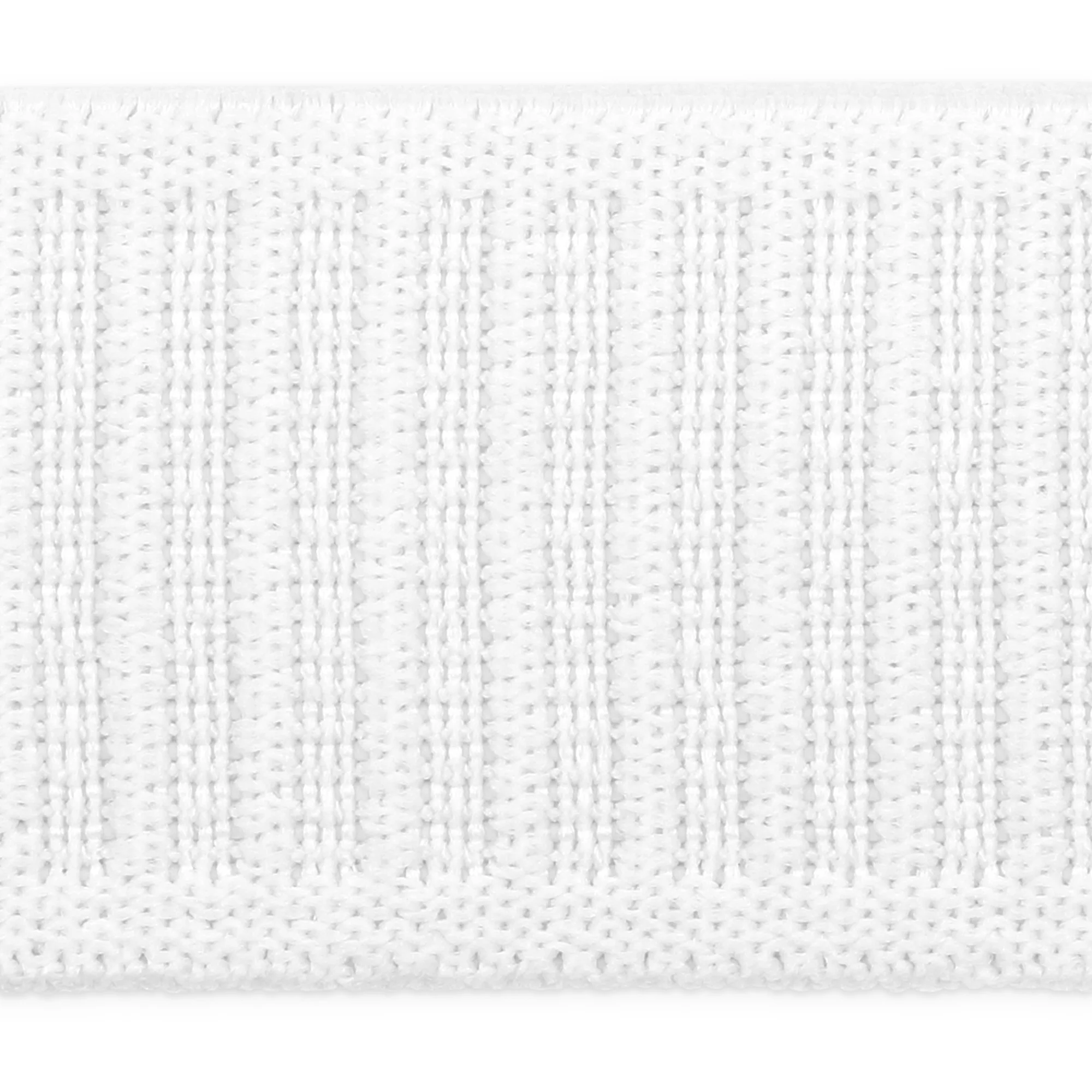 1-1/4" Non-Roll Elastic, White, 3 yd - Image 3