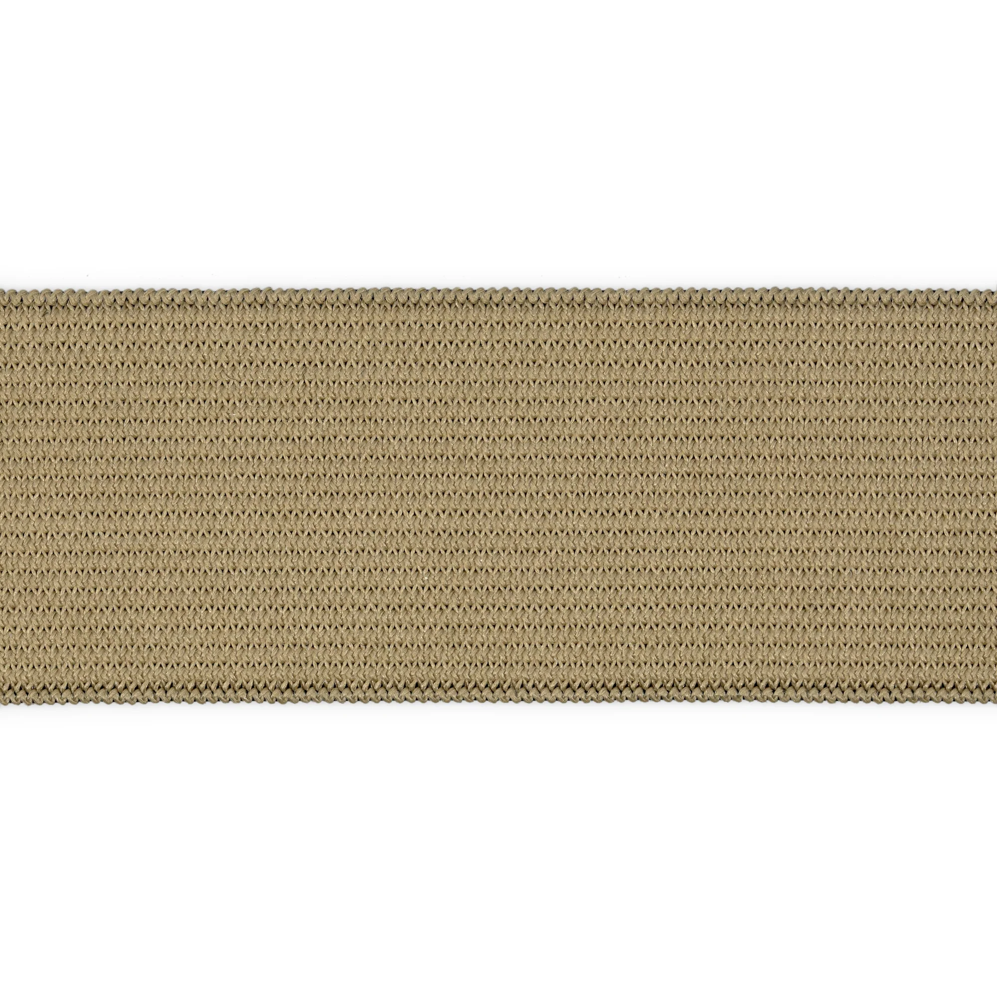 1" Knit Elastic, Khaki, 3 yd - Image 3