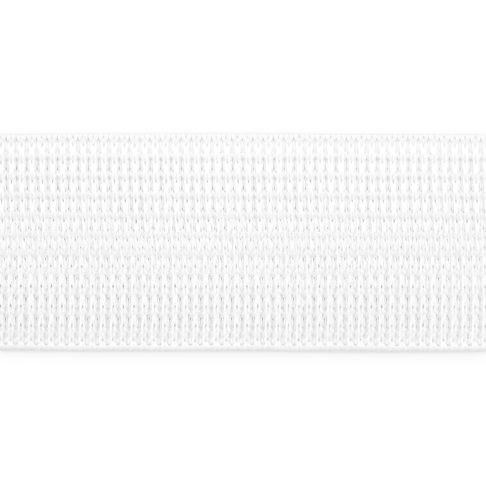 3/4" Knit Non-Roll Elastic, White, 3 yd - Image 3