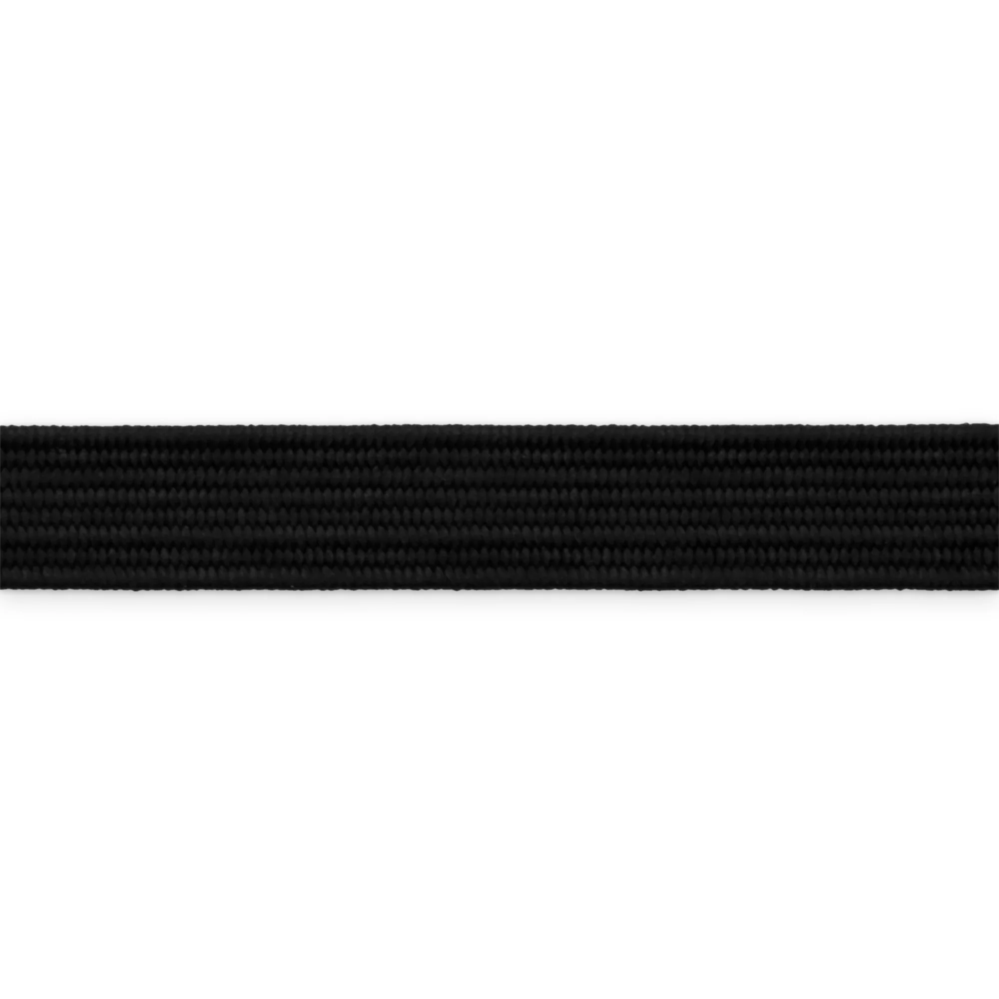 1/4" Black Braided Elastic, 8 yd - Image 3