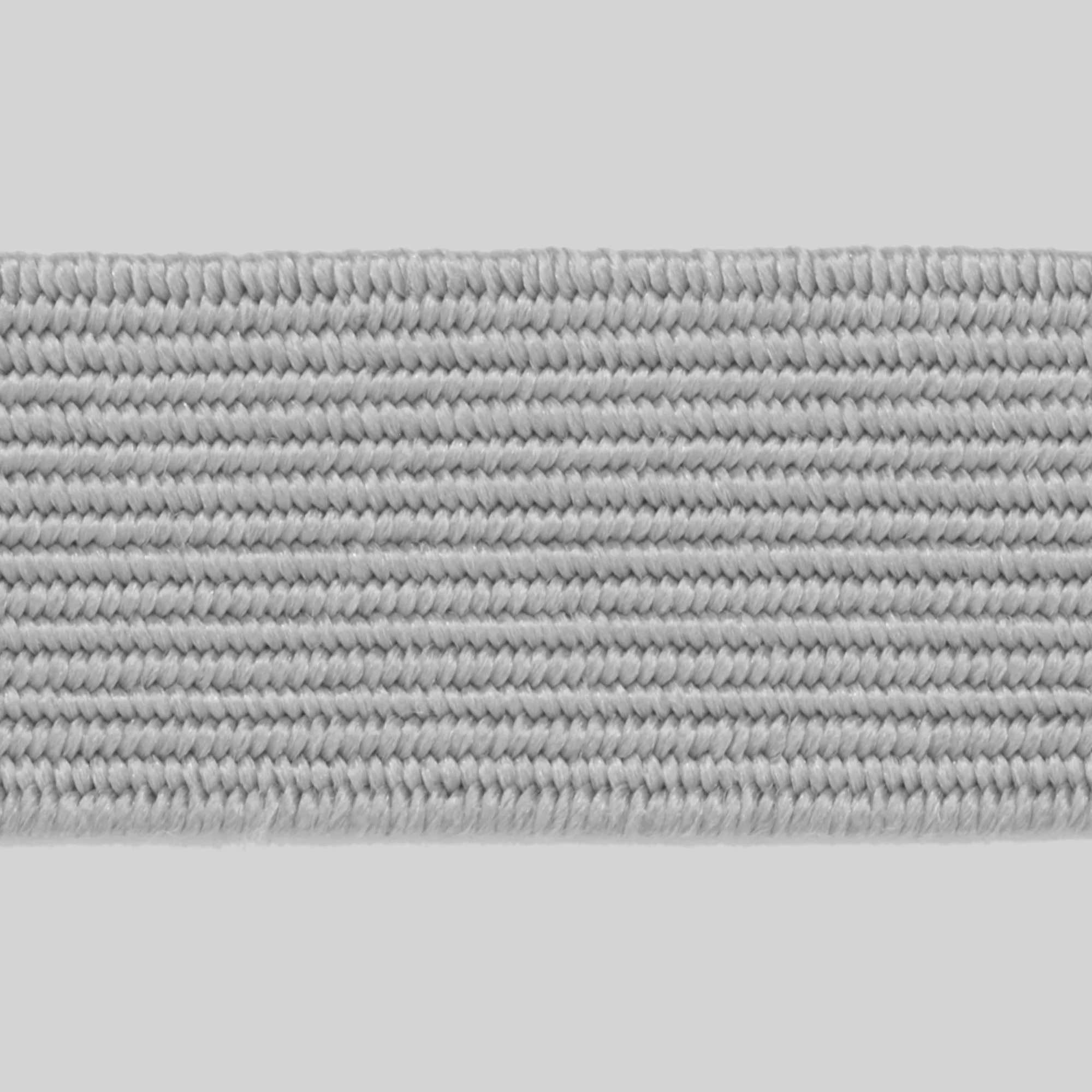 1/2" Gray Braided Elastic, 9 yd - Image 4