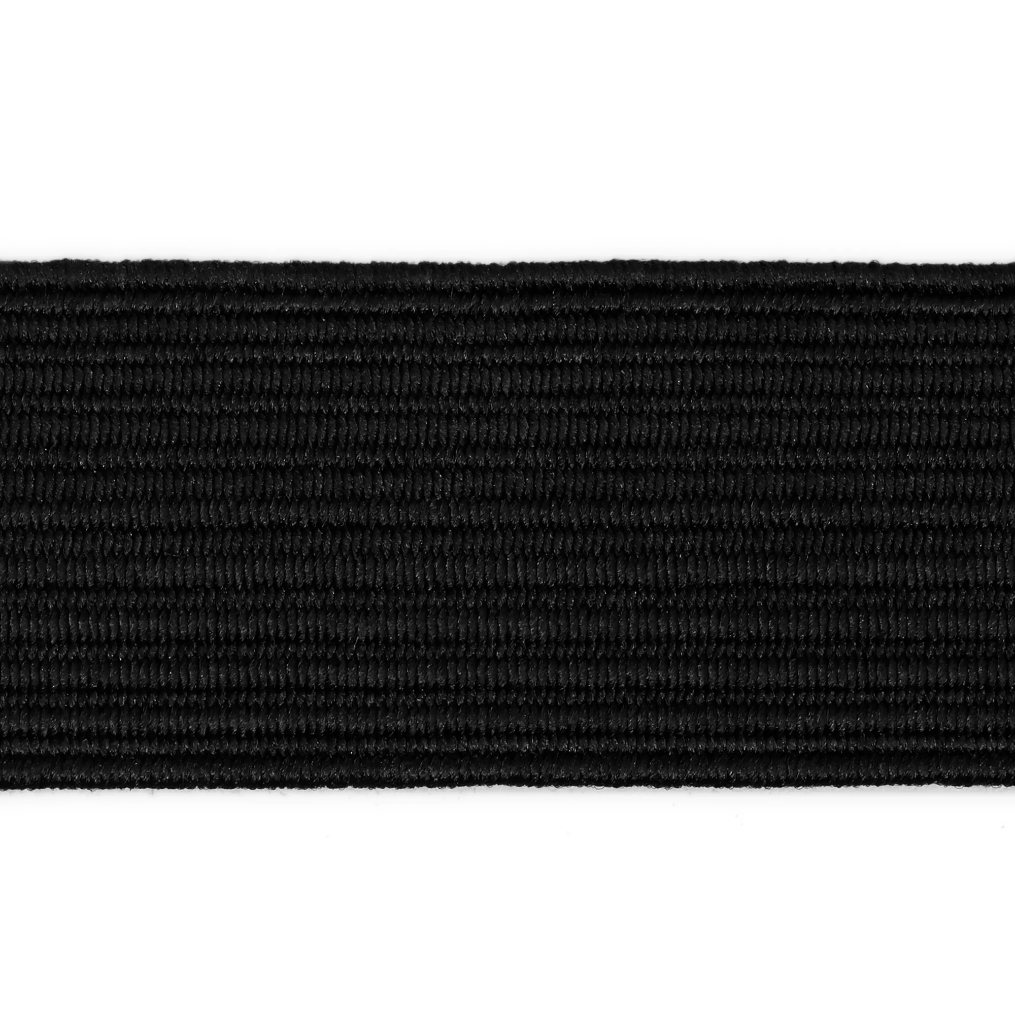 3/4" Black Braided Elastic, 3 yd - Image 3